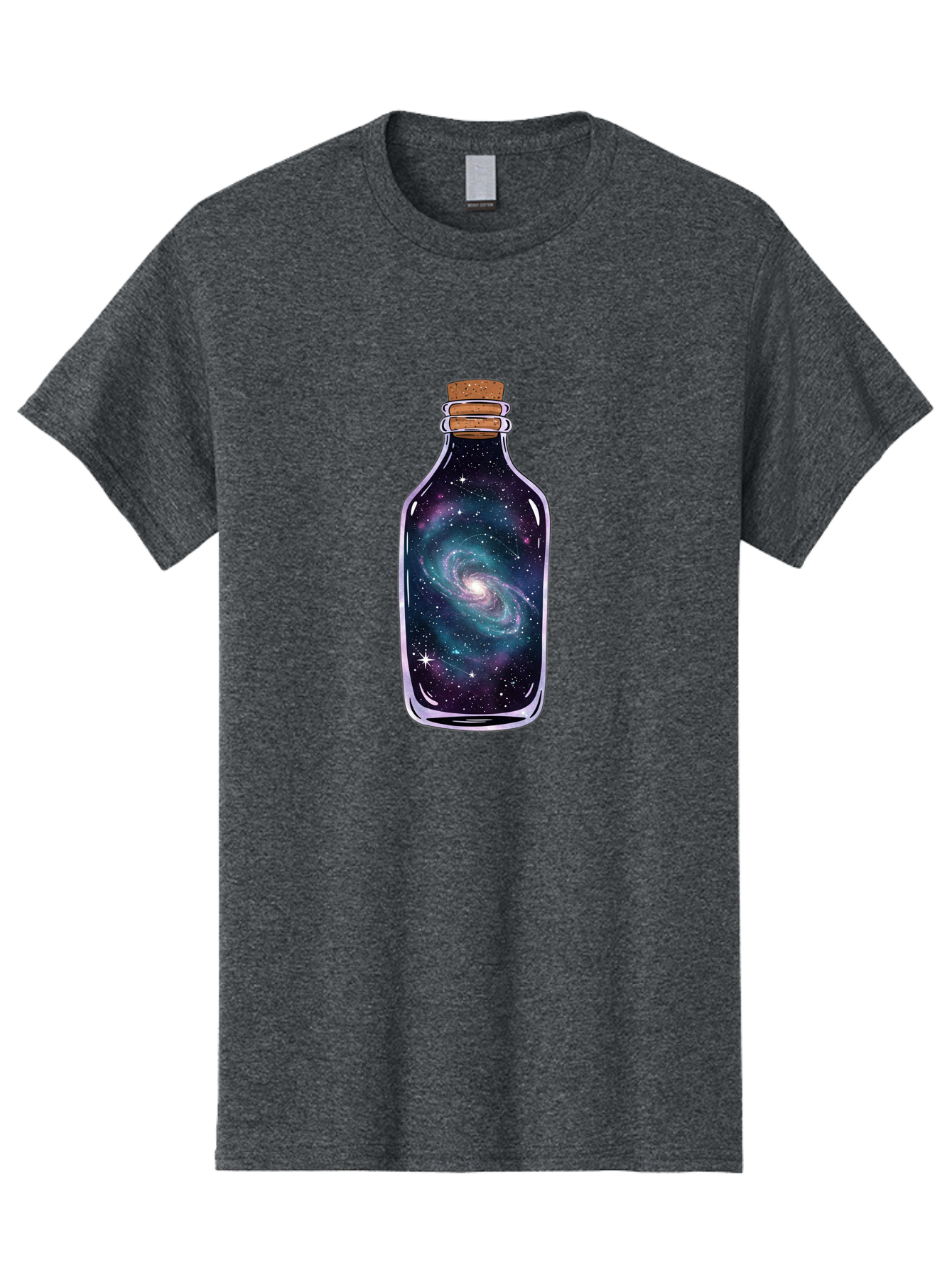 Galaxy-In-Bottle-9 Men'S Graphic Tee, 100% Cotton, Comfortable Casual Summer Wear, Machine Washable, Vintage Camera, Old Camera, Antique Camera, Black Camera, Classic Photography, Photography Equipment, Nostalgic Device, Film Camera, Baj047