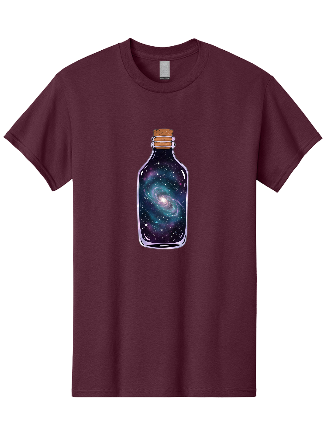 Galaxy-In-Bottle-9 Men'S Graphic Tee, 100% Cotton, Comfortable Casual Summer Wear, Machine Washable, Vintage Camera, Old Camera, Antique Camera, Black Camera, Classic Photography, Photography Equipment, Nostalgic Device, Film Camera, Baj047
