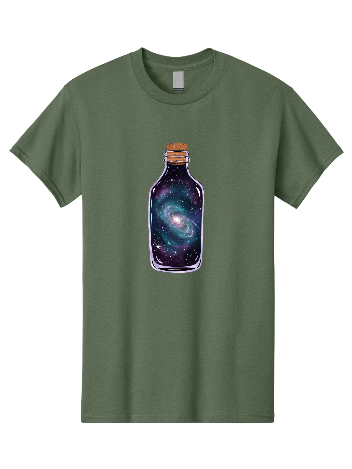 Galaxy-In-Bottle-9 Men'S Graphic Tee, 100% Cotton, Comfortable Casual Summer Wear, Machine Washable, Vintage Camera, Old Camera, Antique Camera, Black Camera, Classic Photography, Photography Equipment, Nostalgic Device, Film Camera, Baj047