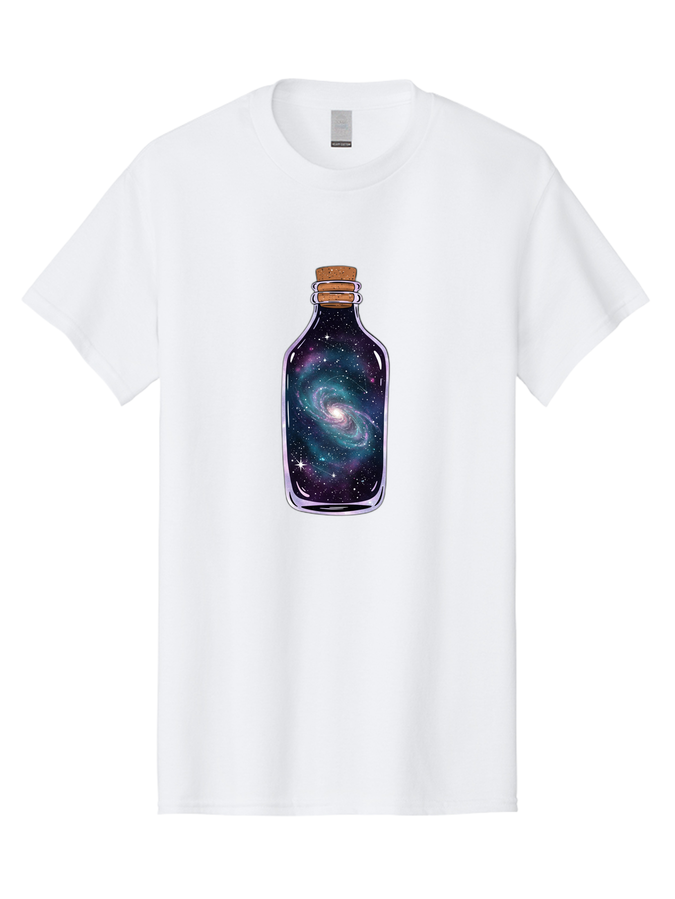 Galaxy-In-Bottle-9 Men'S Graphic Tee, 100% Cotton, Comfortable Casual Summer Wear, Machine Washable, Vintage Camera, Old Camera, Antique Camera, Black Camera, Classic Photography, Photography Equipment, Nostalgic Device, Film Camera, Baj047