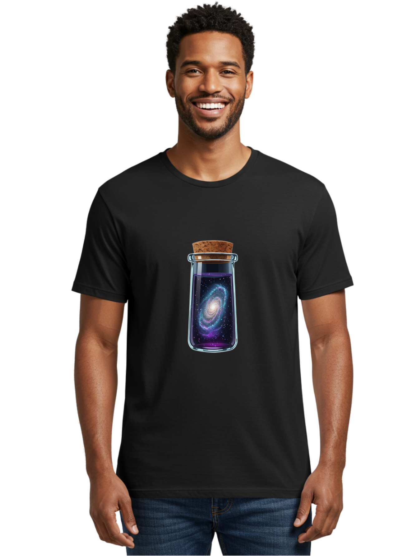 Galaxy-In-Jar Men'S Graphic Tee, 100% Cotton, Comfortable Casual Summer Wear, Machine Washable, Vintage Camera, Old Camera, Antique Camera, Black Camera, Classic Photography, Photography Equipment, Nostalgic Device, Film Camera, Camera Art Baj049