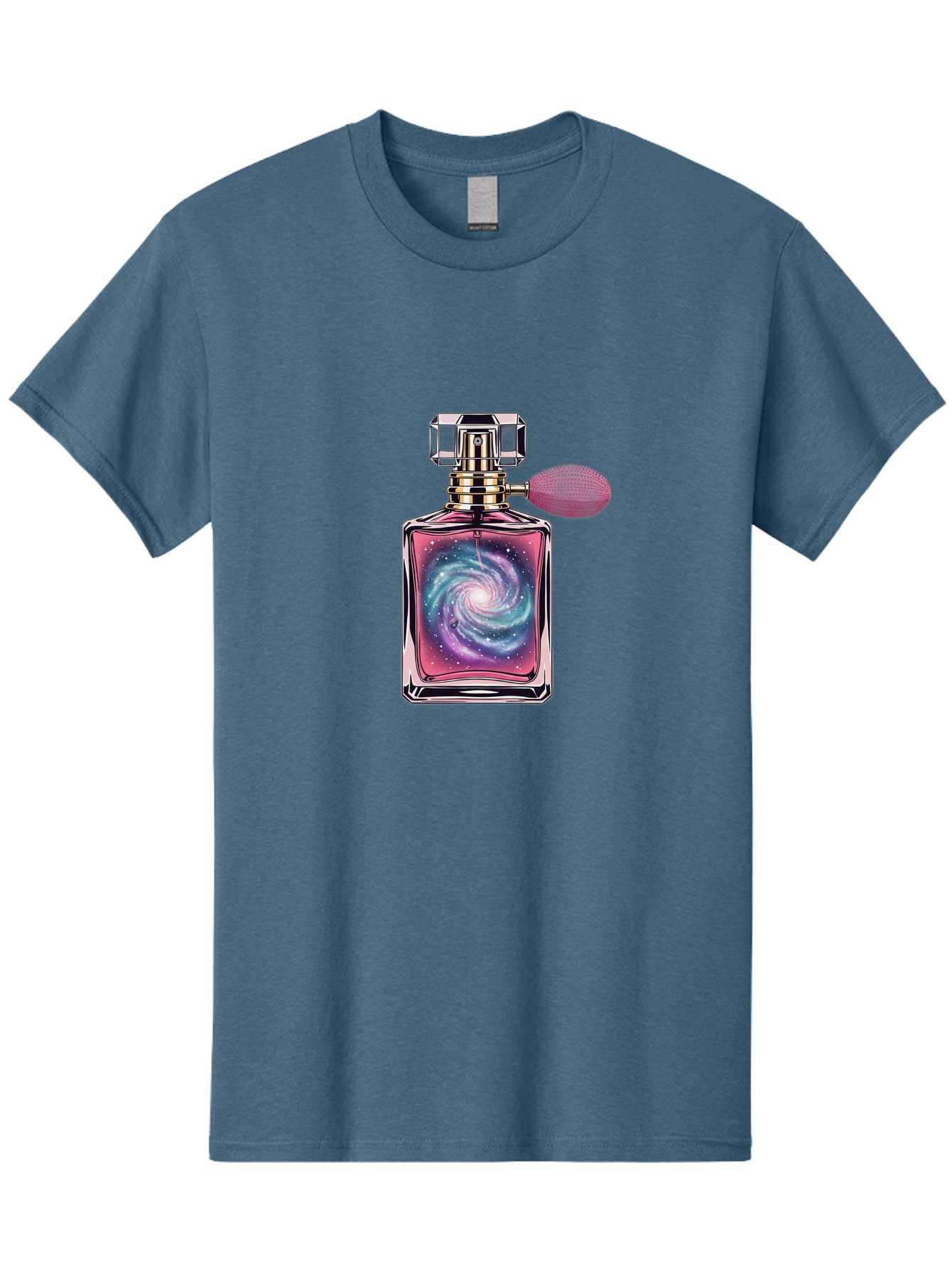 Galaxy-Perfume-Bottle Men'S Graphic Tee, 100% Cotton, Comfortable Casual Summer Wear, Machine Washable, Vintage Camera, Old Camera, Antique Camera, Black Camera, Classic Photography, Photography Equipment, Nostalgic Device, Film Camera, Baj053
