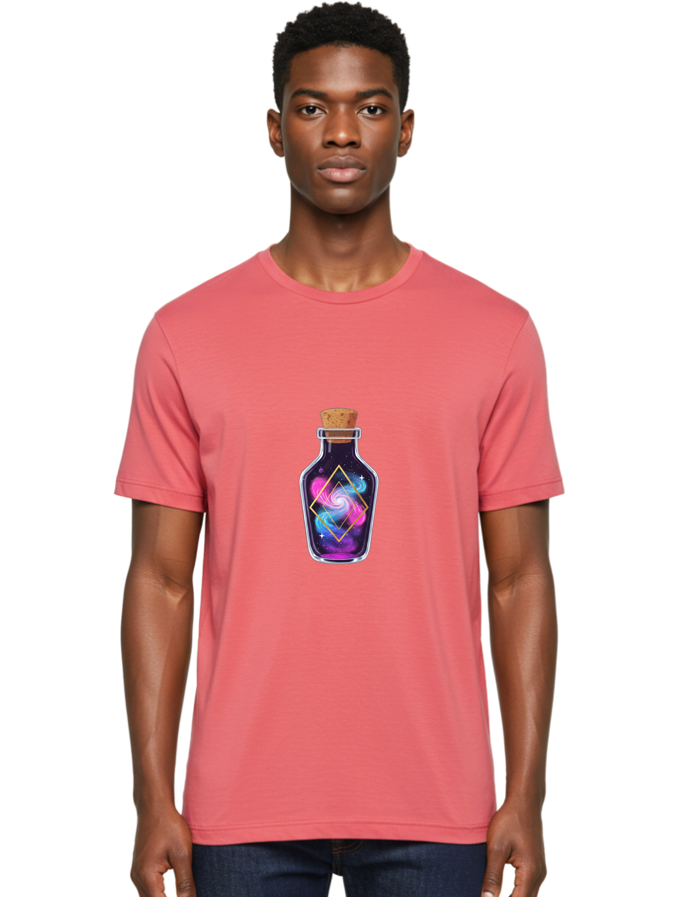 Galaxy-Potion-1 Men'S Graphic Tee, 100% Cotton, Comfortable Casual Summer Wear, Machine Washable, Vintage Camera, Old Camera, Antique Camera, Black Camera, Classic Photography, Photography Equipment, Nostalgic Device, Film Camera, Camera Art Baj055