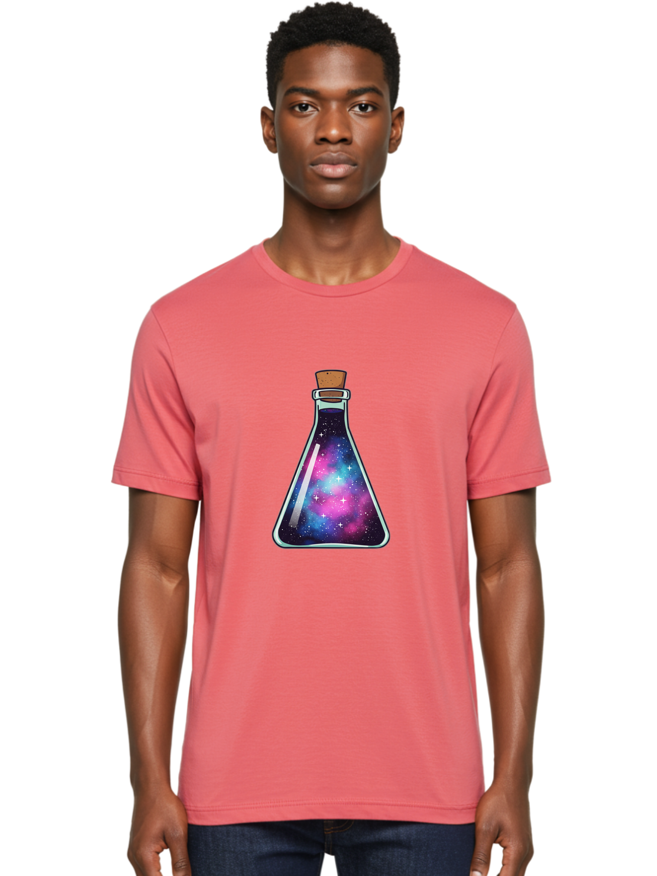 Galaxy-Potion-2 Men'S Graphic Tee, 100% Cotton, Comfortable Casual Summer Wear, Machine Washable, Vintage Camera, Old Camera, Antique Camera, Black Camera, Classic Photography, Photography Equipment, Nostalgic Device, Film Camera, Camera Art Baj056