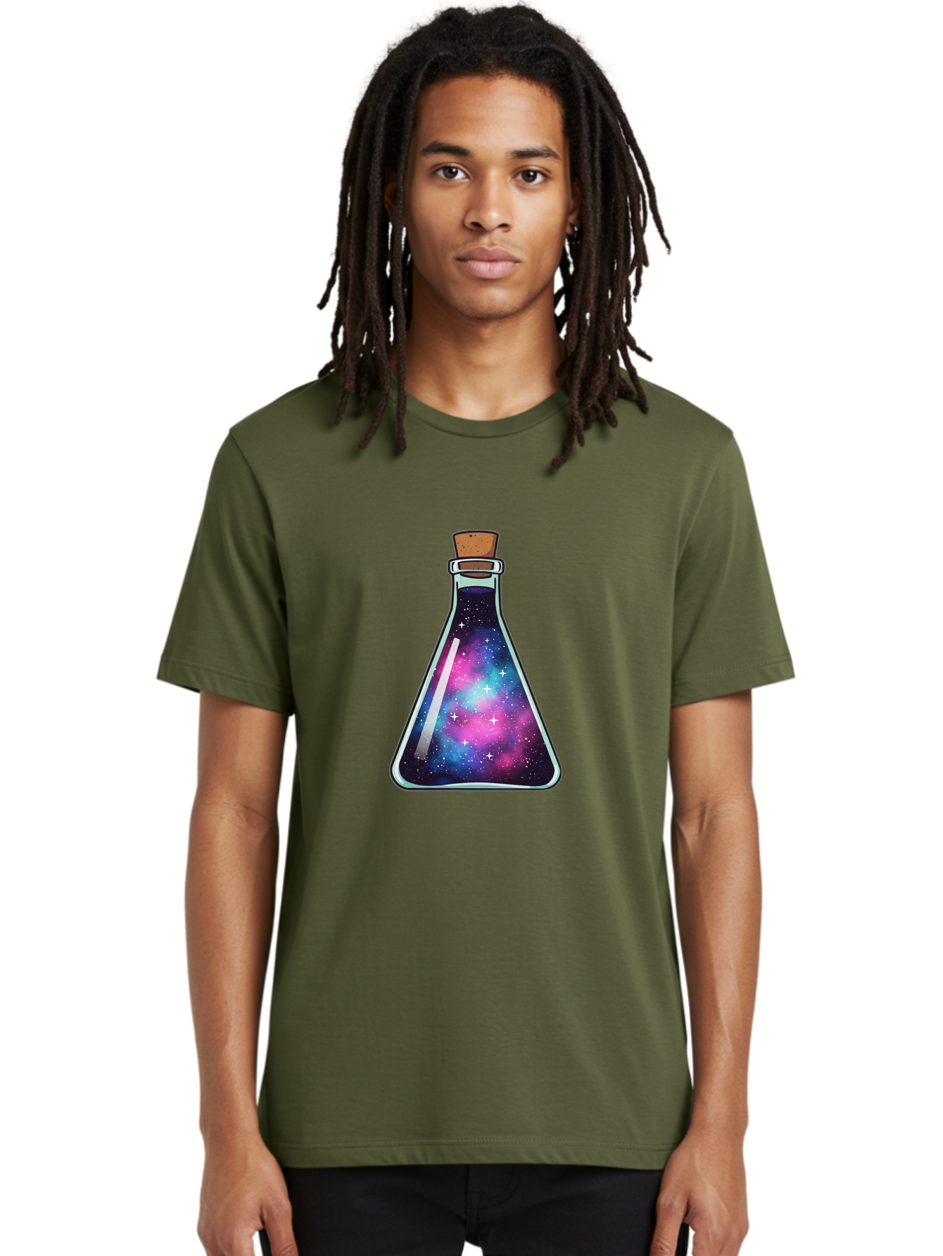 Galaxy-Potion-2 Men'S Graphic Tee, 100% Cotton, Comfortable Casual Summer Wear, Machine Washable, Vintage Camera, Old Camera, Antique Camera, Black Camera, Classic Photography, Photography Equipment, Nostalgic Device, Film Camera, Camera Art Baj056