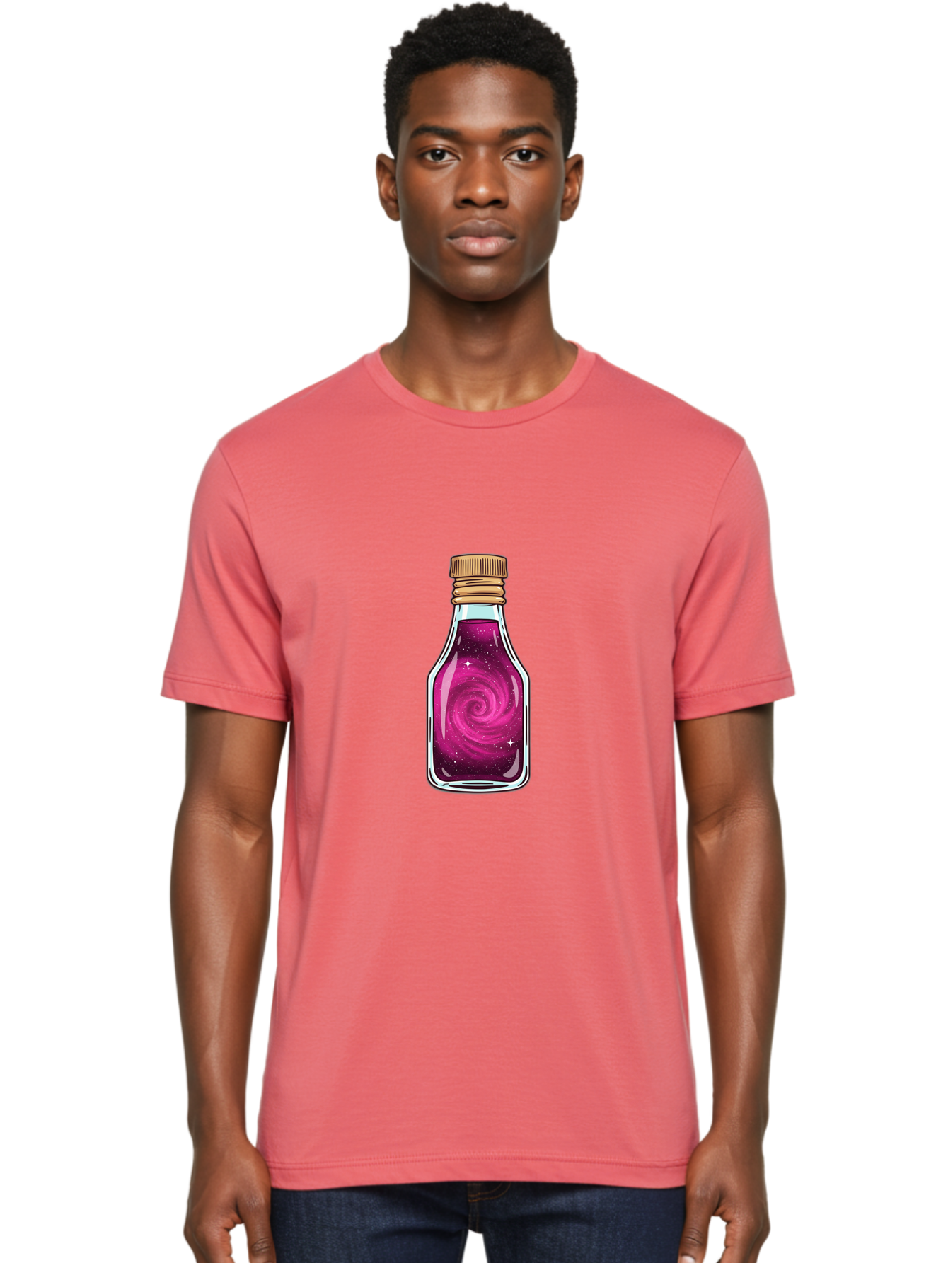 Galaxy-Potion-3 Men'S Graphic Tee, 100% Cotton, Comfortable Casual Summer Wear, Machine Washable, Vintage Camera, Old Camera, Antique Camera, Black Camera, Classic Photography, Photography Equipment, Nostalgic Device, Film Camera, Camera Art Baj057