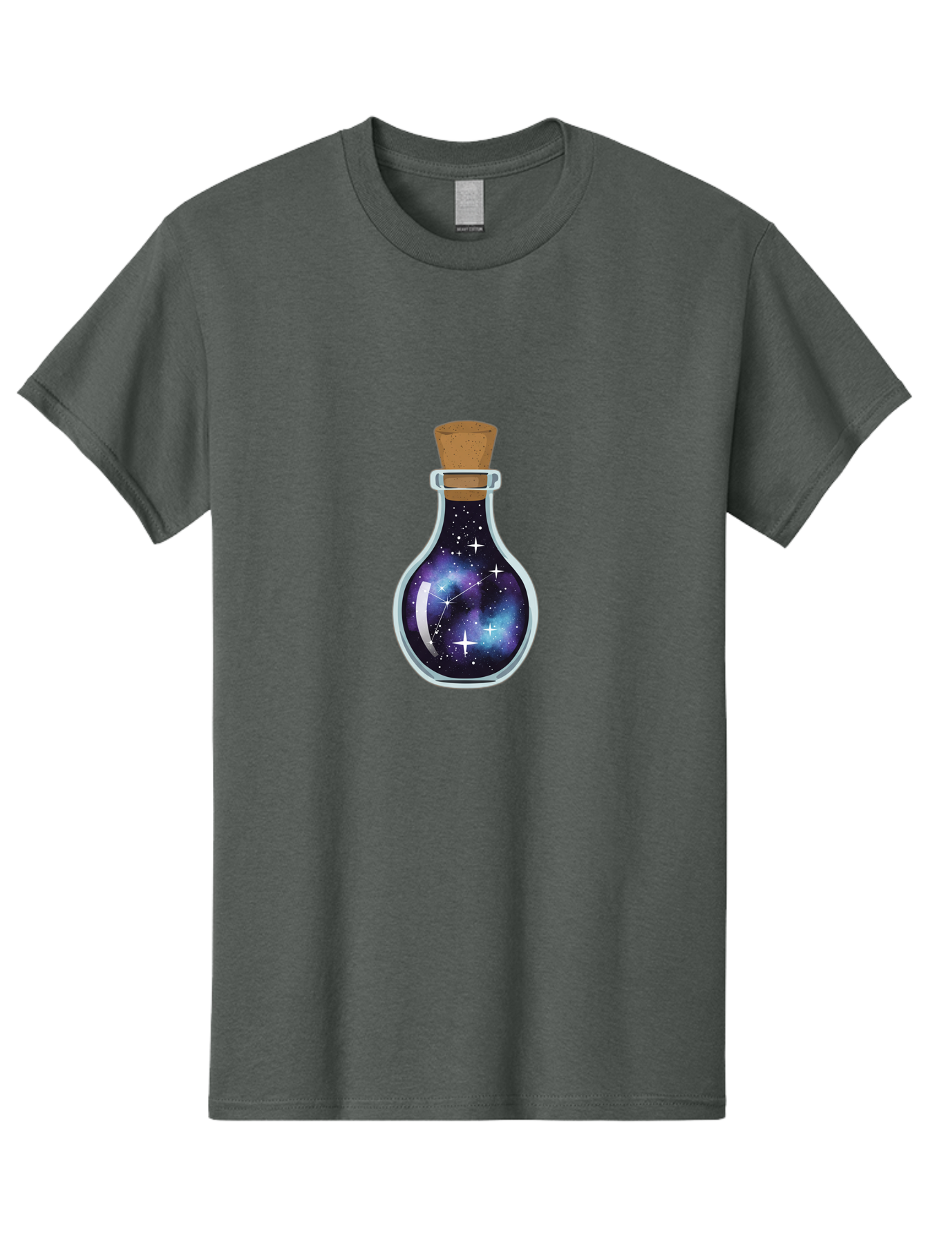 Galaxy-Potion-Bottle-1 Men'S Graphic Tee, 100% Cotton, Comfortable Casual Summer Wear, Machine Washable, Vintage Camera, Old Camera, Antique Camera, Black Camera, Classic Photography, Photography Equipment, Nostalgic Device, Film Camera, Baj058
