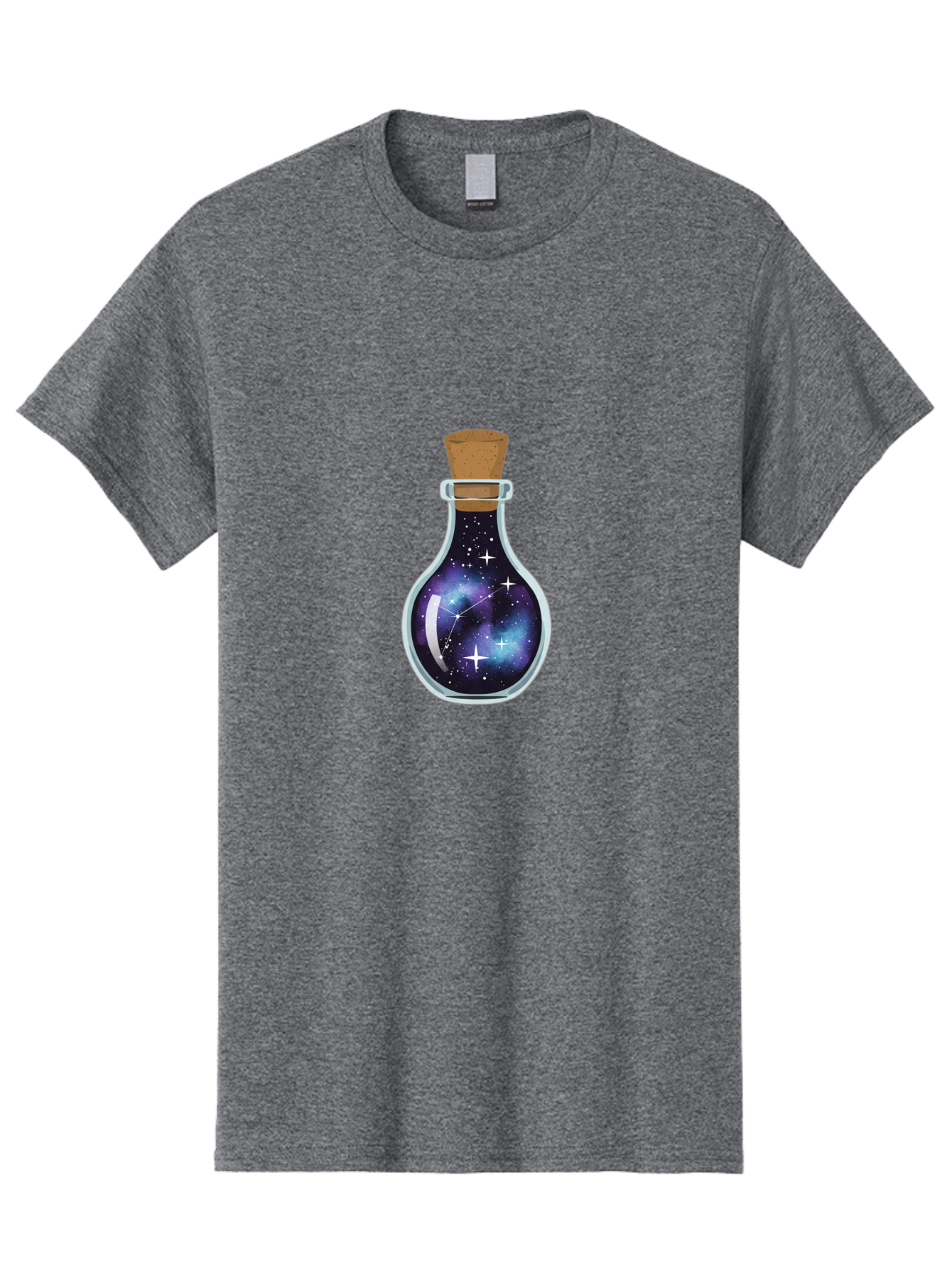 Galaxy-Potion-Bottle-1 Men'S Graphic Tee, 100% Cotton, Comfortable Casual Summer Wear, Machine Washable, Vintage Camera, Old Camera, Antique Camera, Black Camera, Classic Photography, Photography Equipment, Nostalgic Device, Film Camera, Baj058