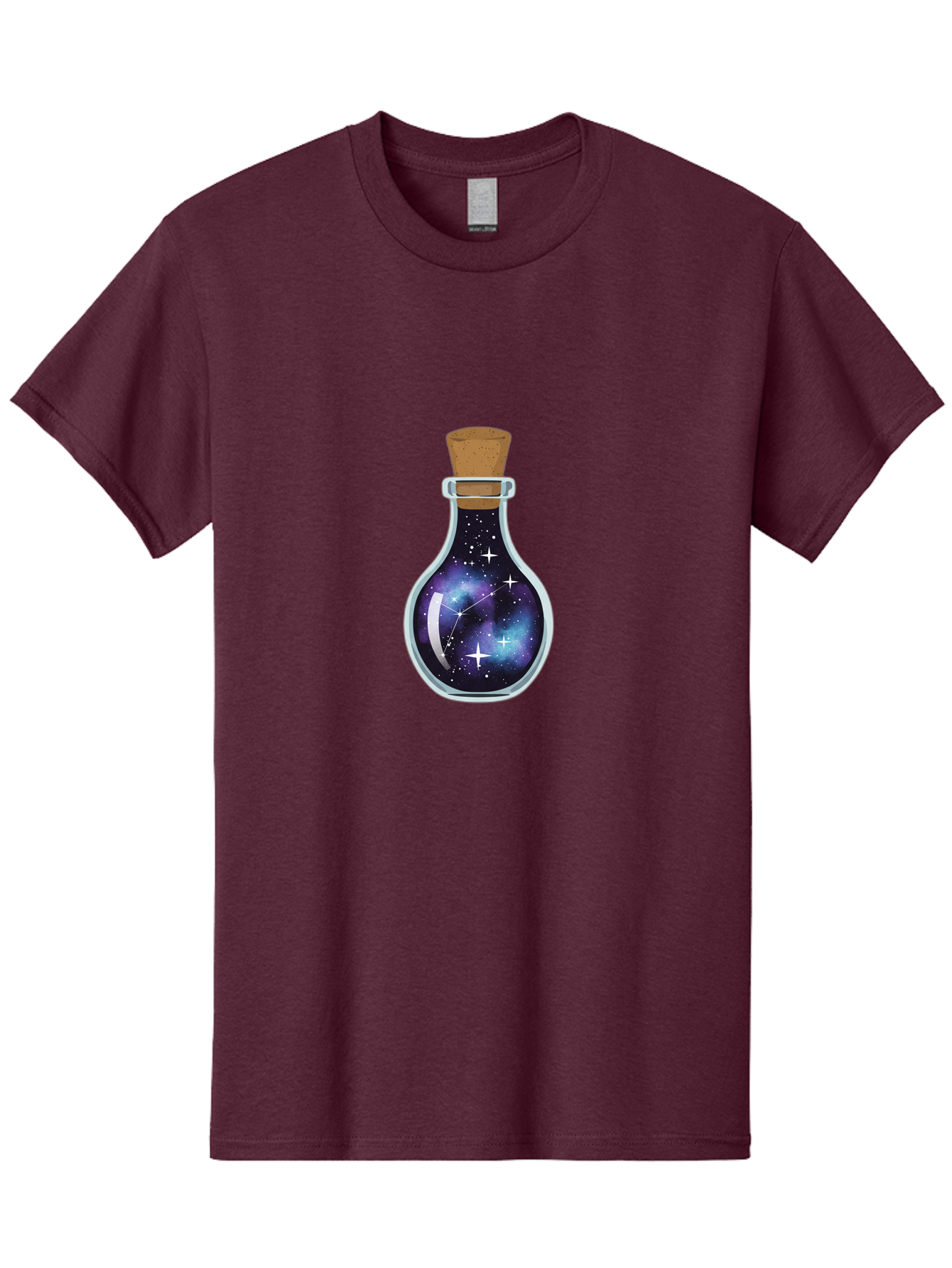 Galaxy-Potion-Bottle-1 Men'S Graphic Tee, 100% Cotton, Comfortable Casual Summer Wear, Machine Washable, Vintage Camera, Old Camera, Antique Camera, Black Camera, Classic Photography, Photography Equipment, Nostalgic Device, Film Camera, Baj058