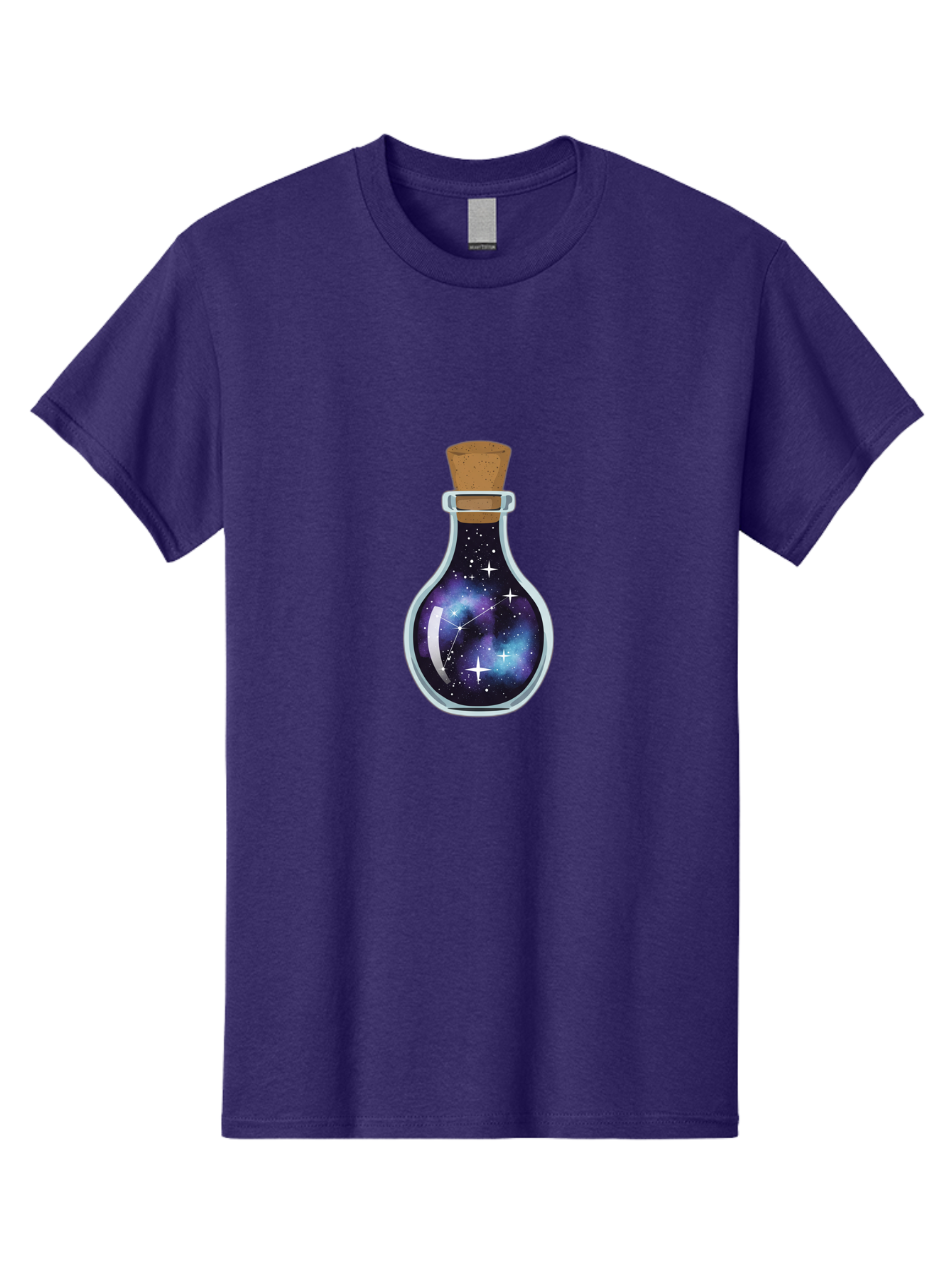 Galaxy-Potion-Bottle-1 Men'S Graphic Tee, 100% Cotton, Comfortable Casual Summer Wear, Machine Washable, Vintage Camera, Old Camera, Antique Camera, Black Camera, Classic Photography, Photography Equipment, Nostalgic Device, Film Camera, Baj058