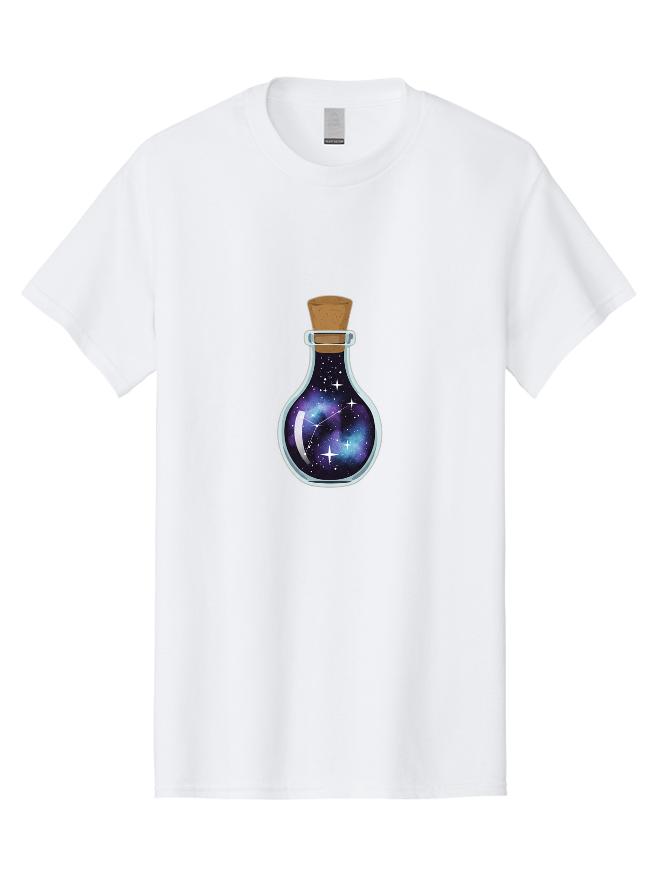 Galaxy-Potion-Bottle-1 Men'S Graphic Tee, 100% Cotton, Comfortable Casual Summer Wear, Machine Washable, Vintage Camera, Old Camera, Antique Camera, Black Camera, Classic Photography, Photography Equipment, Nostalgic Device, Film Camera, Baj058