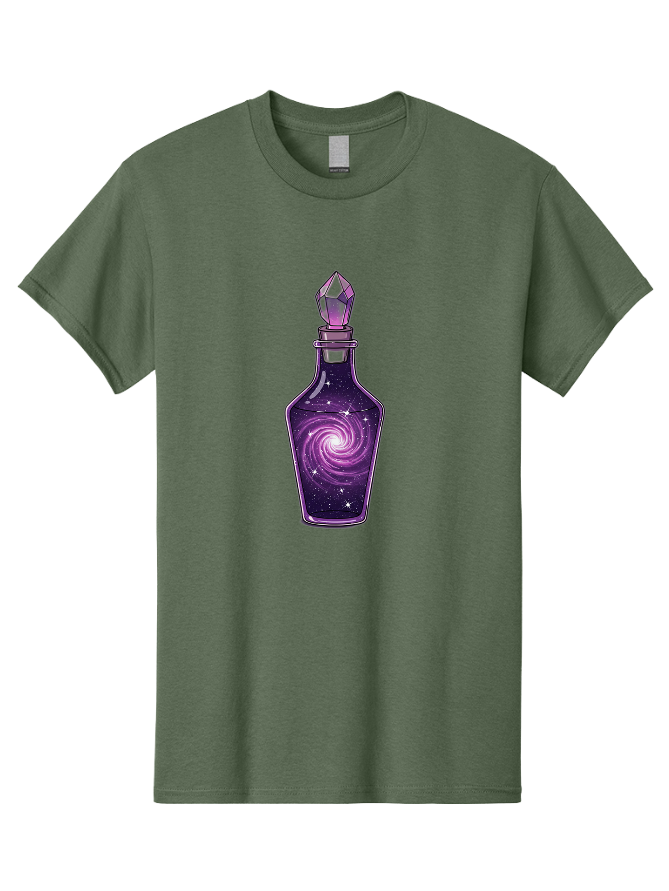 Galaxy-Potion-Bottle-2 Men'S Graphic Tee, 100% Cotton, Comfortable Casual Summer Wear, Machine Washable, Vintage Camera, Old Camera, Antique Camera, Black Camera, Classic Photography, Photography Equipment, Nostalgic Device, Film Camera, Baj059
