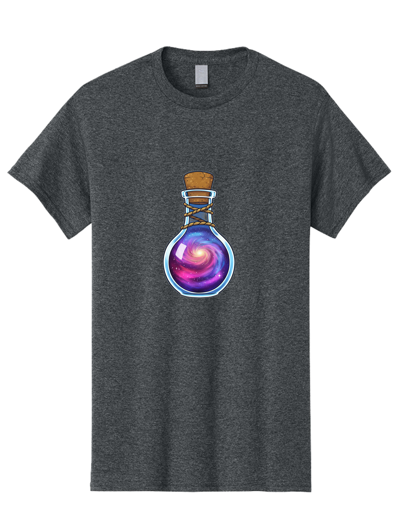 Galaxy-Potion-Bottle-3 Men'S Graphic Tee, 100% Cotton, Comfortable Casual Summer Wear, Machine Washable, Vintage Camera, Old Camera, Antique Camera, Black Camera, Classic Photography, Photography Equipment, Nostalgic Device, Film Camera, Baj060