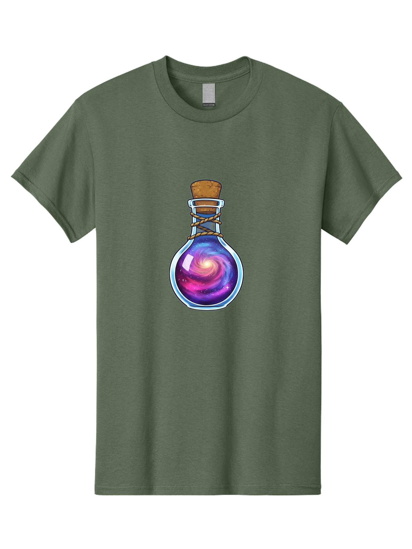 Galaxy-Potion-Bottle-3 Men'S Graphic Tee, 100% Cotton, Comfortable Casual Summer Wear, Machine Washable, Vintage Camera, Old Camera, Antique Camera, Black Camera, Classic Photography, Photography Equipment, Nostalgic Device, Film Camera, Baj060
