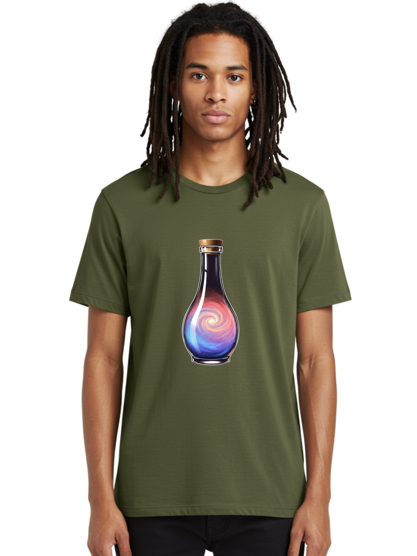 Galaxy-Potion-Bottle Men'S Graphic Tee, 100% Cotton, Comfortable Casual Summer Wear, Machine Washable, Vintage Camera, Old Camera, Antique Camera, Black Camera, Classic Photography, Photography Equipment, Nostalgic Device, Film Camera, Baj061