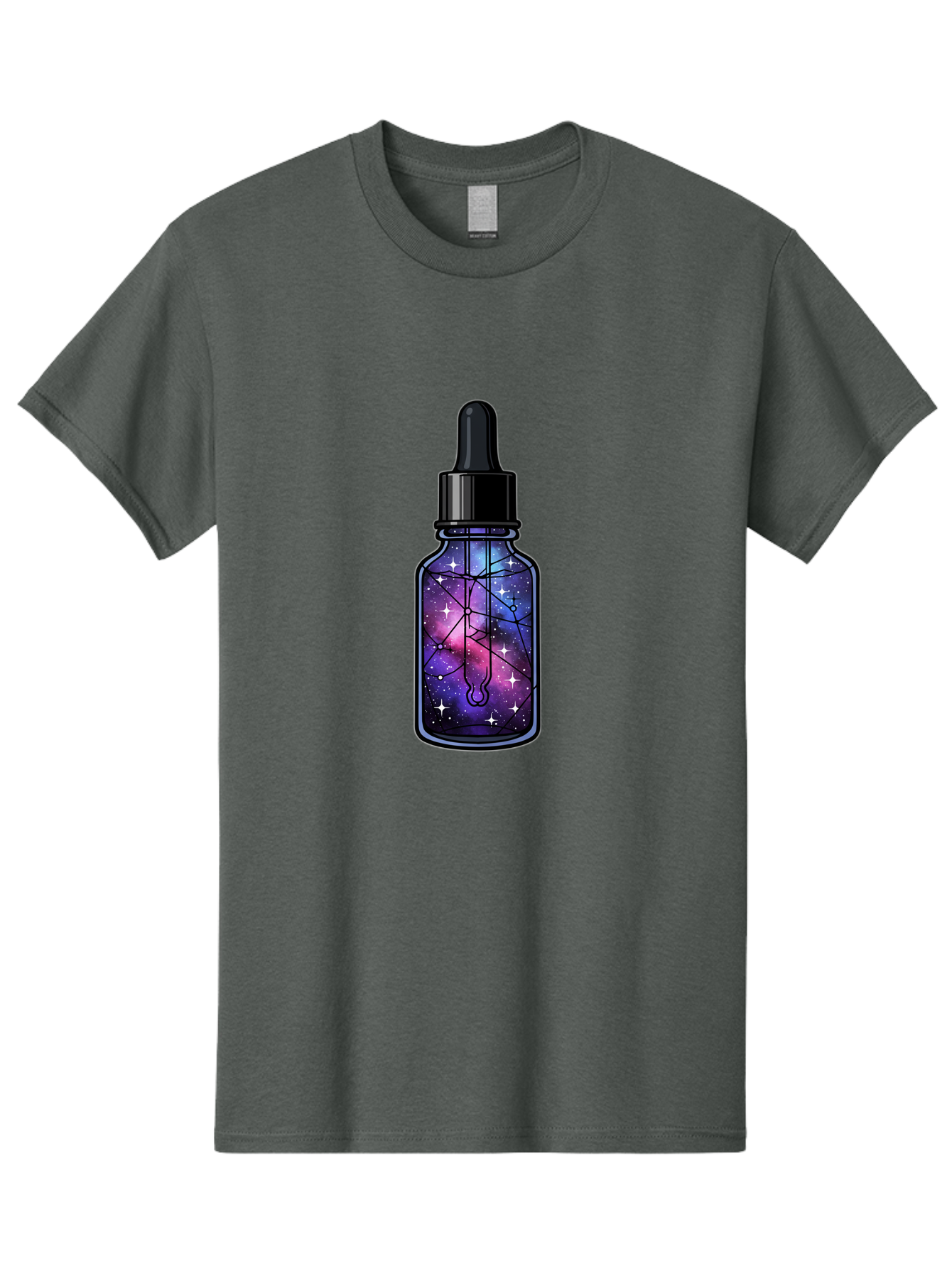 Galaxy-Serum-Bottle Men'S Graphic Tee, 100% Cotton, Comfortable Casual Summer Wear, Machine Washable, Vintage Camera, Old Camera, Antique Camera, Black Camera, Classic Photography, Photography Equipment, Nostalgic Device, Film Camera, Baj063