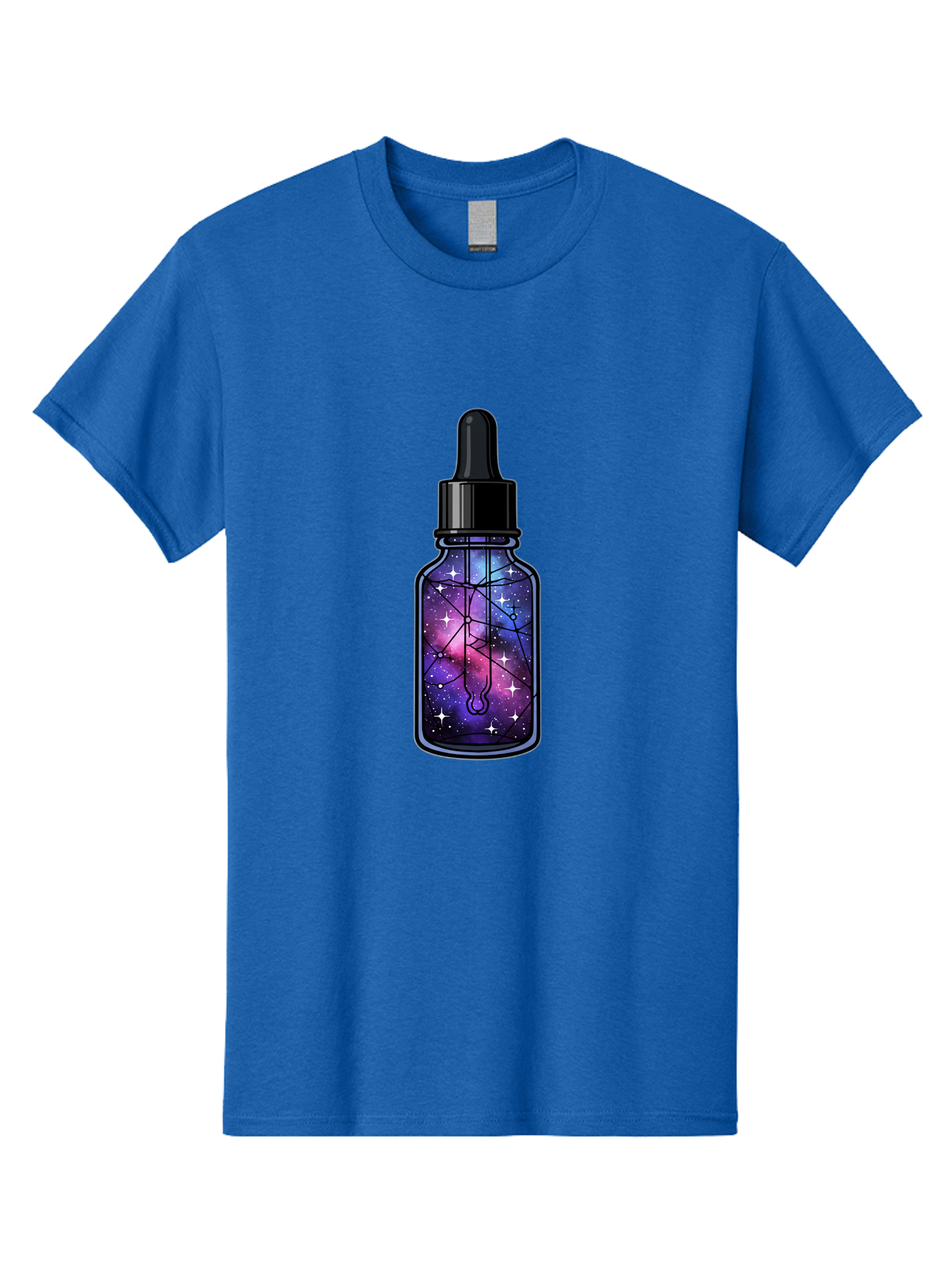 Galaxy-Serum-Bottle Men'S Graphic Tee, 100% Cotton, Comfortable Casual Summer Wear, Machine Washable, Vintage Camera, Old Camera, Antique Camera, Black Camera, Classic Photography, Photography Equipment, Nostalgic Device, Film Camera, Baj063