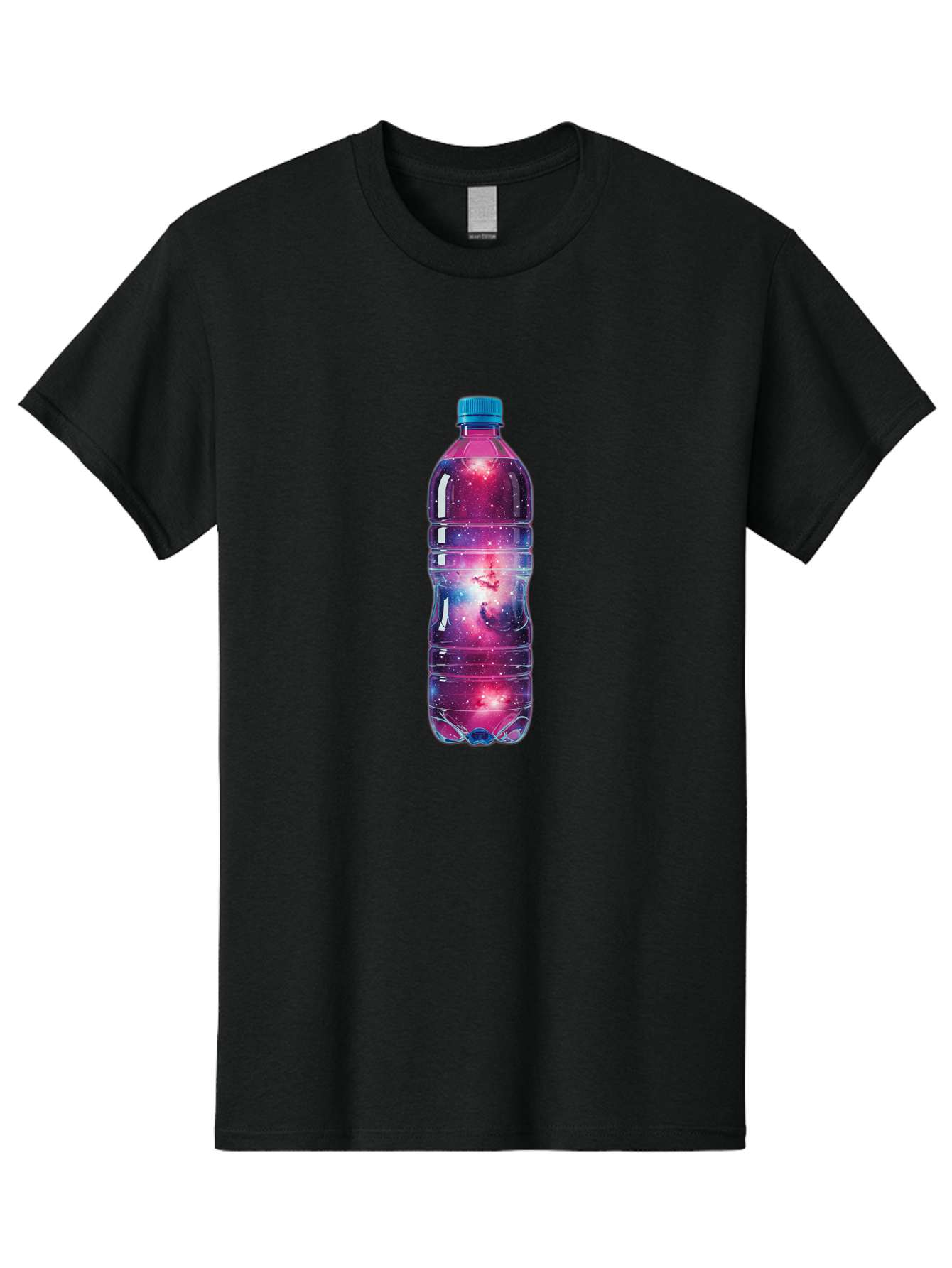 Galaxy-Water-Bottle Men'S Graphic Tee, 100% Cotton, Comfortable Casual Summer Wear, Machine Washable, Vintage Camera, Old Camera, Antique Camera, Black Camera, Classic Photography, Photography Equipment, Nostalgic Device, Film Camera, Baj064