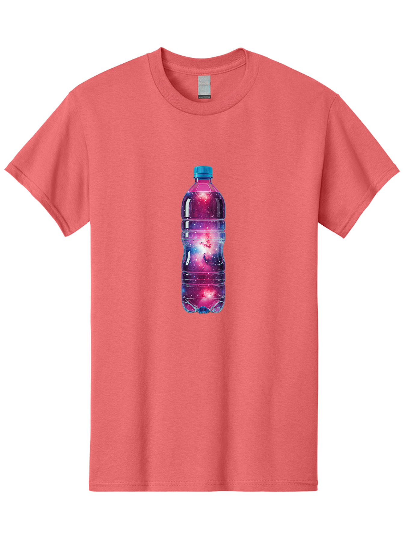 Galaxy-Water-Bottle Men'S Graphic Tee, 100% Cotton, Comfortable Casual Summer Wear, Machine Washable, Vintage Camera, Old Camera, Antique Camera, Black Camera, Classic Photography, Photography Equipment, Nostalgic Device, Film Camera, Baj064