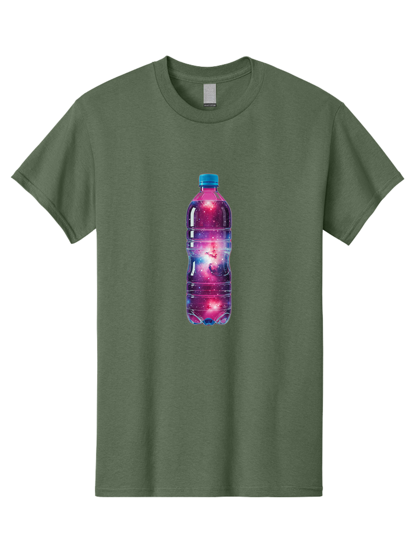 Galaxy-Water-Bottle Men'S Graphic Tee, 100% Cotton, Comfortable Casual Summer Wear, Machine Washable, Vintage Camera, Old Camera, Antique Camera, Black Camera, Classic Photography, Photography Equipment, Nostalgic Device, Film Camera, Baj064