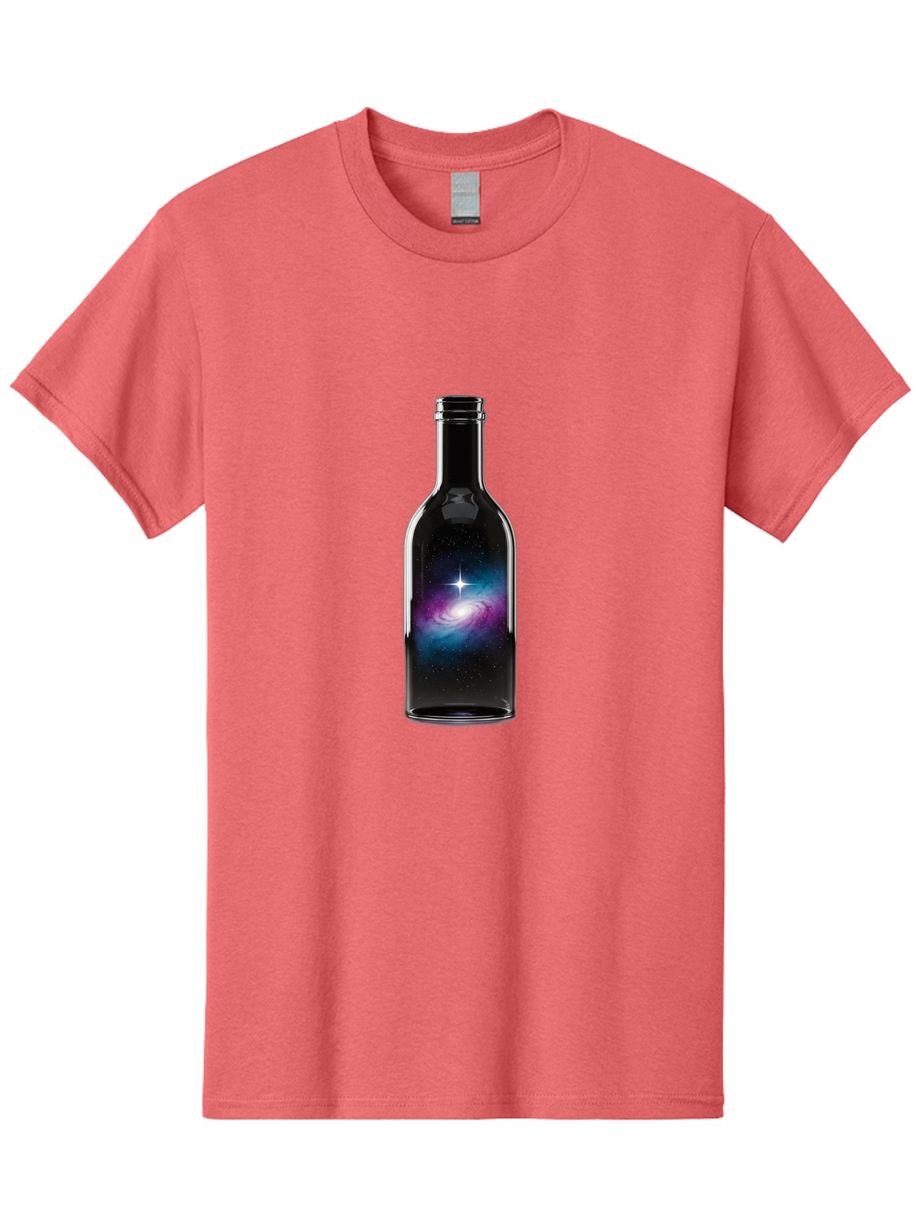 Galaxy-Wine-Bottle Men'S Graphic Tee, 100% Cotton, Comfortable Casual Summer Wear, Machine Washable, Vintage Camera, Old Camera, Antique Camera, Black Camera, Classic Photography, Photography Equipment, Nostalgic Device, Film Camera, Baj065