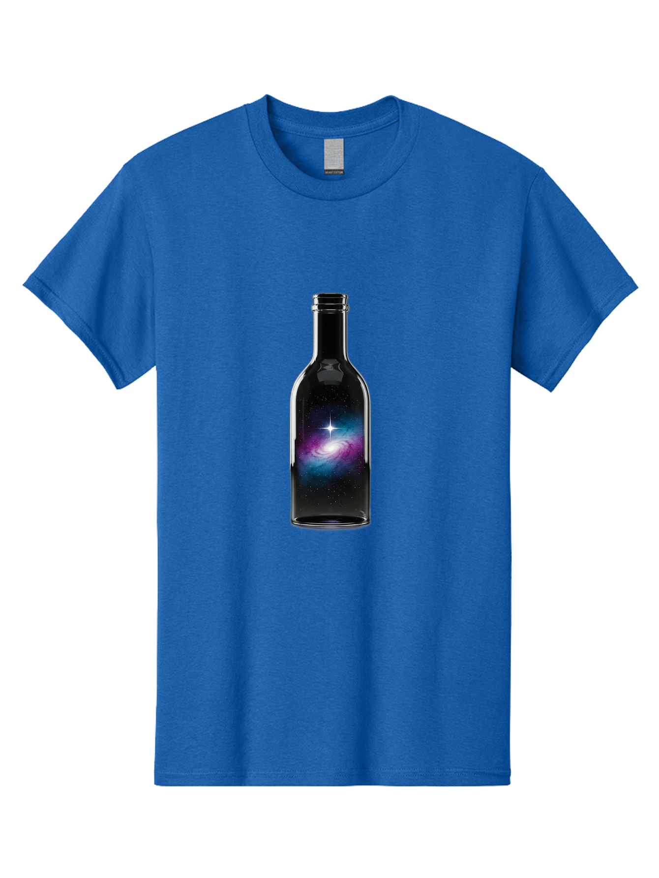 Galaxy-Wine-Bottle Men'S Graphic Tee, 100% Cotton, Comfortable Casual Summer Wear, Machine Washable, Vintage Camera, Old Camera, Antique Camera, Black Camera, Classic Photography, Photography Equipment, Nostalgic Device, Film Camera, Baj065