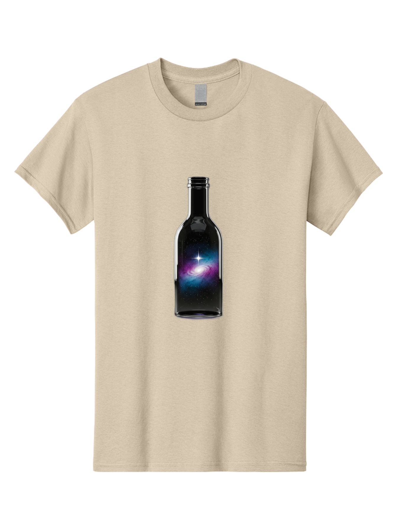 Galaxy-Wine-Bottle Men'S Graphic Tee, 100% Cotton, Comfortable Casual Summer Wear, Machine Washable, Vintage Camera, Old Camera, Antique Camera, Black Camera, Classic Photography, Photography Equipment, Nostalgic Device, Film Camera, Baj065