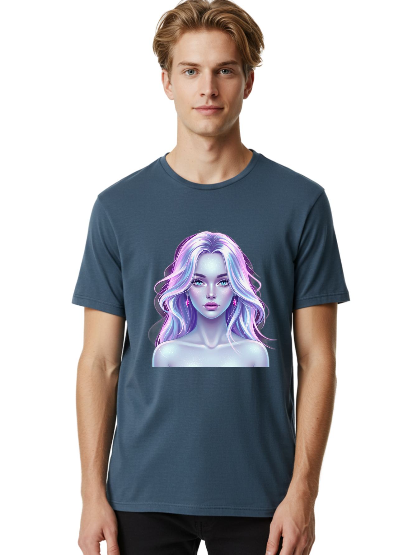 Girl-With-Pastel-Hair Men'S Graphic Tee, 100% Cotton, Comfortable Casual Summer Wear, Machine Washable, Vintage Camera, Old Camera, Antique Camera, Black Camera, Classic Photography, Photography Equipment, Nostalgic Device, Film Camera, Baj068