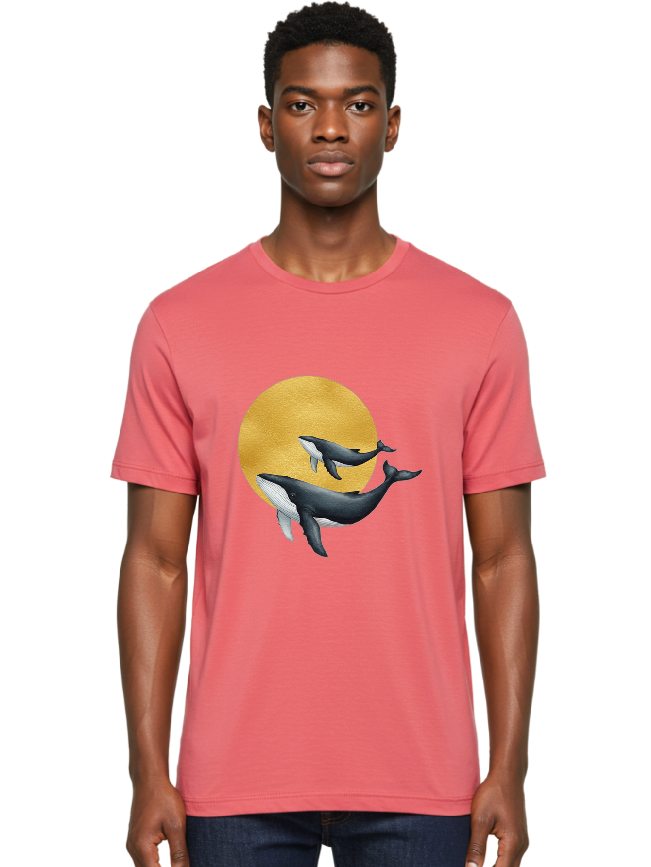 Gold-Moon-Whales Men'S Graphic Tee, 100% Cotton, Comfortable Casual Summer Wear, Machine Washable, Vintage Camera, Old Camera, Antique Camera, Black Camera, Classic Photography, Photography Equipment, Nostalgic Device, Film Camera, Camera Art Baj069