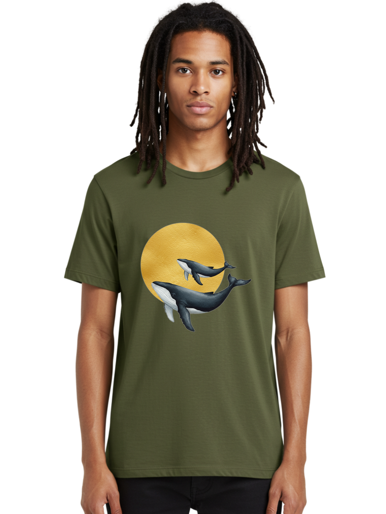 Gold-Moon-Whales Men'S Graphic Tee, 100% Cotton, Comfortable Casual Summer Wear, Machine Washable, Vintage Camera, Old Camera, Antique Camera, Black Camera, Classic Photography, Photography Equipment, Nostalgic Device, Film Camera, Camera Art Baj069