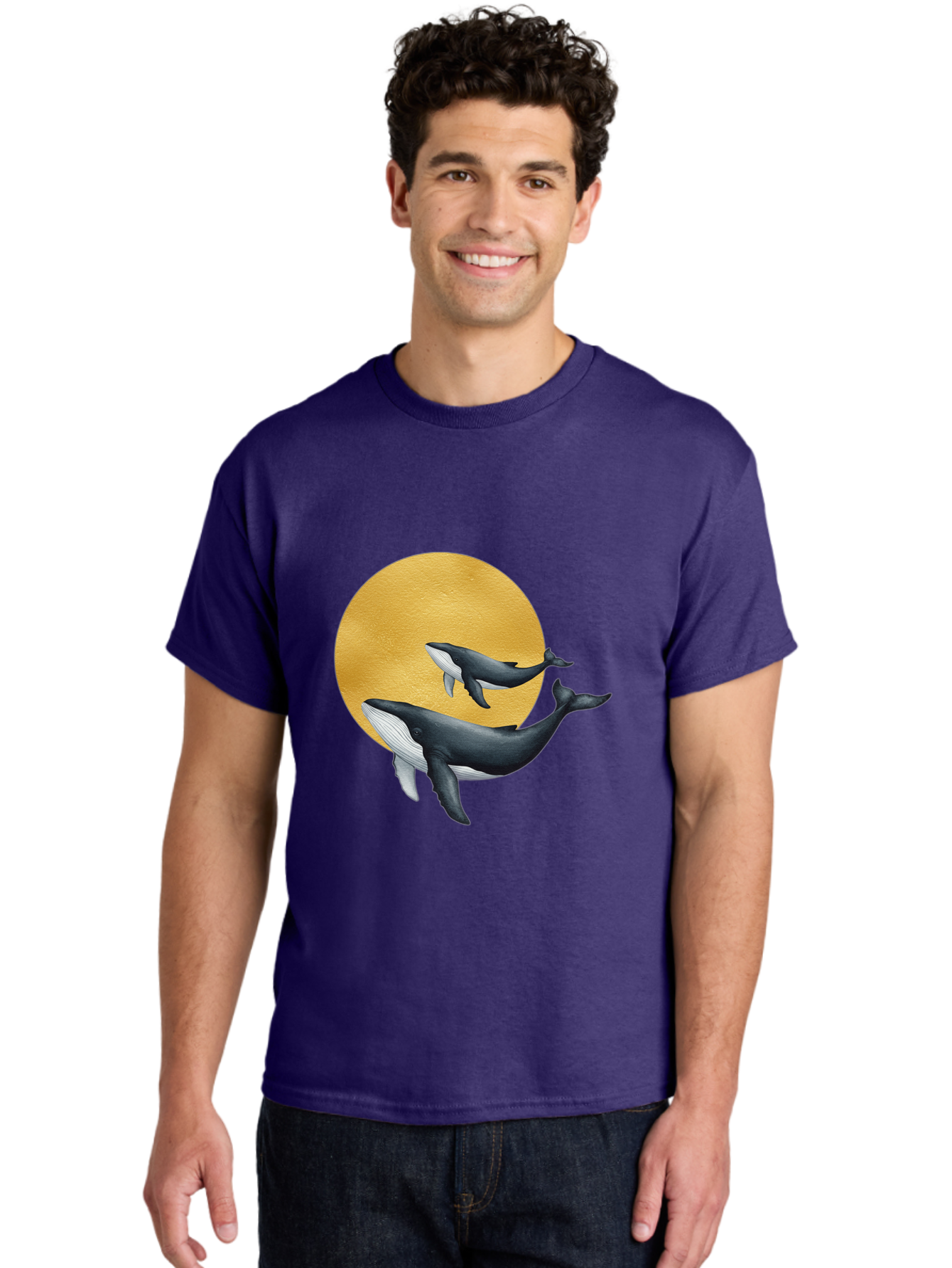 Gold-Moon-Whales Men'S Graphic Tee, 100% Cotton, Comfortable Casual Summer Wear, Machine Washable, Vintage Camera, Old Camera, Antique Camera, Black Camera, Classic Photography, Photography Equipment, Nostalgic Device, Film Camera, Camera Art Baj069
