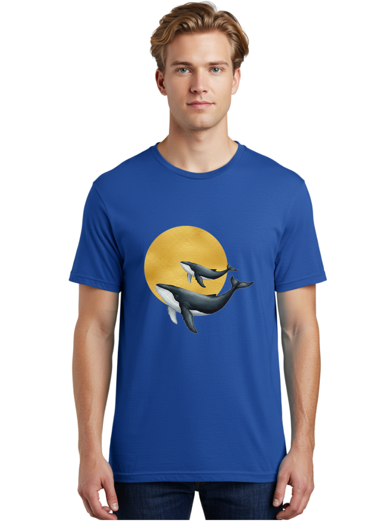 Gold-Moon-Whales Men'S Graphic Tee, 100% Cotton, Comfortable Casual Summer Wear, Machine Washable, Vintage Camera, Old Camera, Antique Camera, Black Camera, Classic Photography, Photography Equipment, Nostalgic Device, Film Camera, Camera Art Baj069