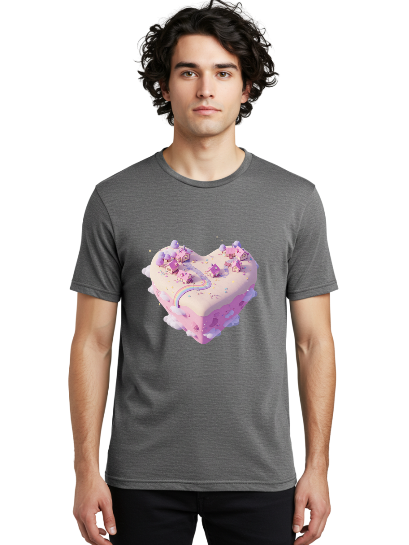 Heart-Shaped-Land Men'S Graphic Tee, 100% Cotton, Comfortable Casual Summer Wear, Machine Washable, Vintage Camera, Old Camera, Antique Camera, Black Camera, Classic Photography, Photography Equipment, Nostalgic Device, Film Camera, Camera Art Baj074
