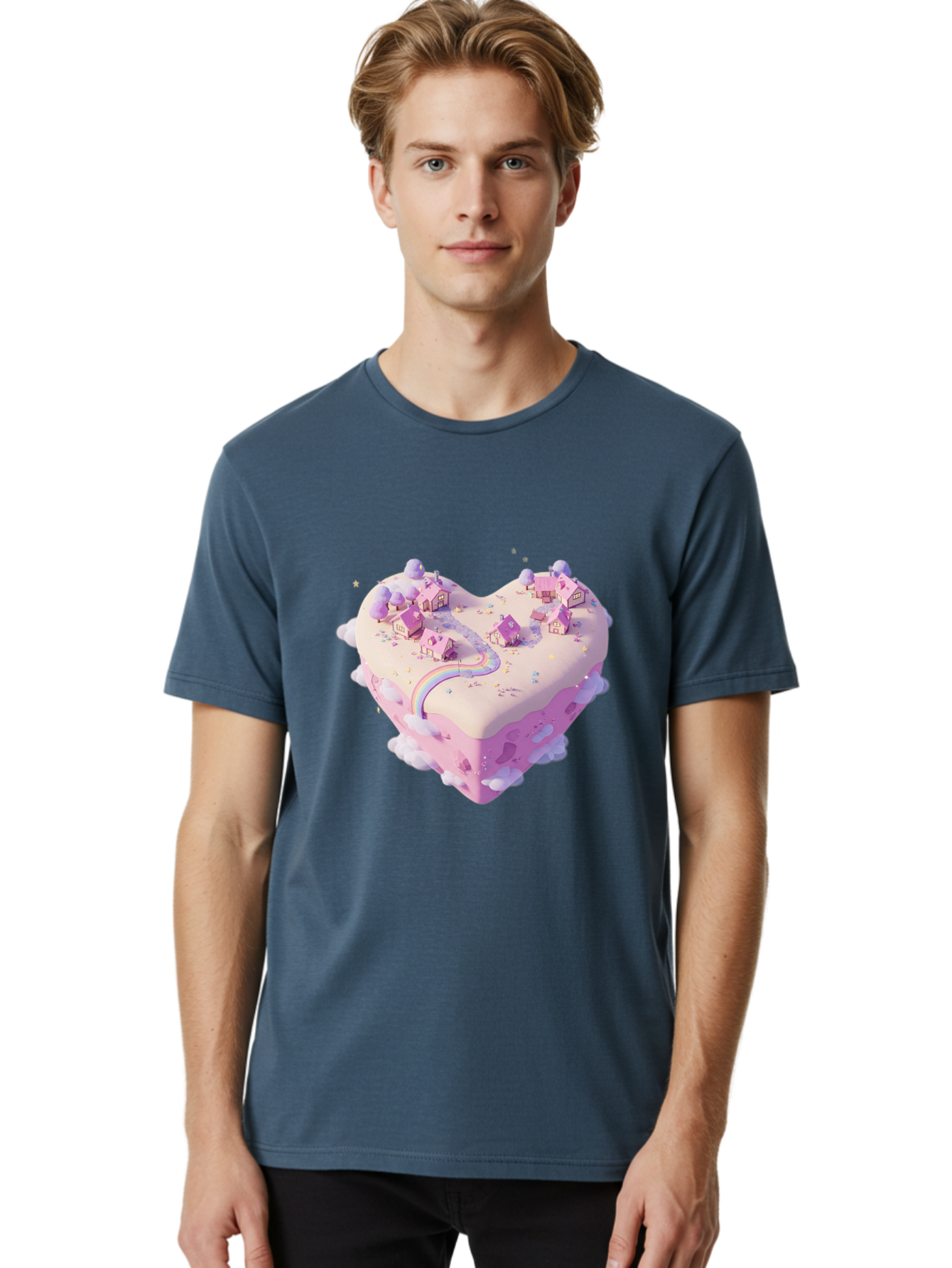 Heart-Shaped-Land Men'S Graphic Tee, 100% Cotton, Comfortable Casual Summer Wear, Machine Washable, Vintage Camera, Old Camera, Antique Camera, Black Camera, Classic Photography, Photography Equipment, Nostalgic Device, Film Camera, Camera Art Baj074