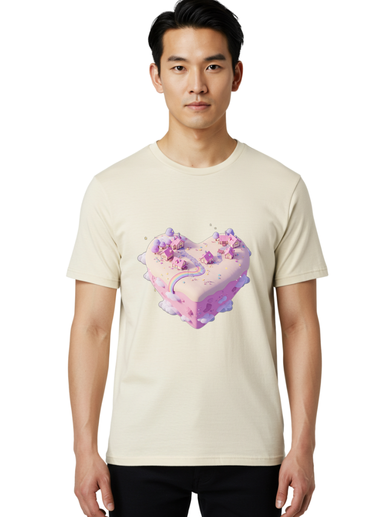 Heart-Shaped-Land Men'S Graphic Tee, 100% Cotton, Comfortable Casual Summer Wear, Machine Washable, Vintage Camera, Old Camera, Antique Camera, Black Camera, Classic Photography, Photography Equipment, Nostalgic Device, Film Camera, Camera Art Baj074