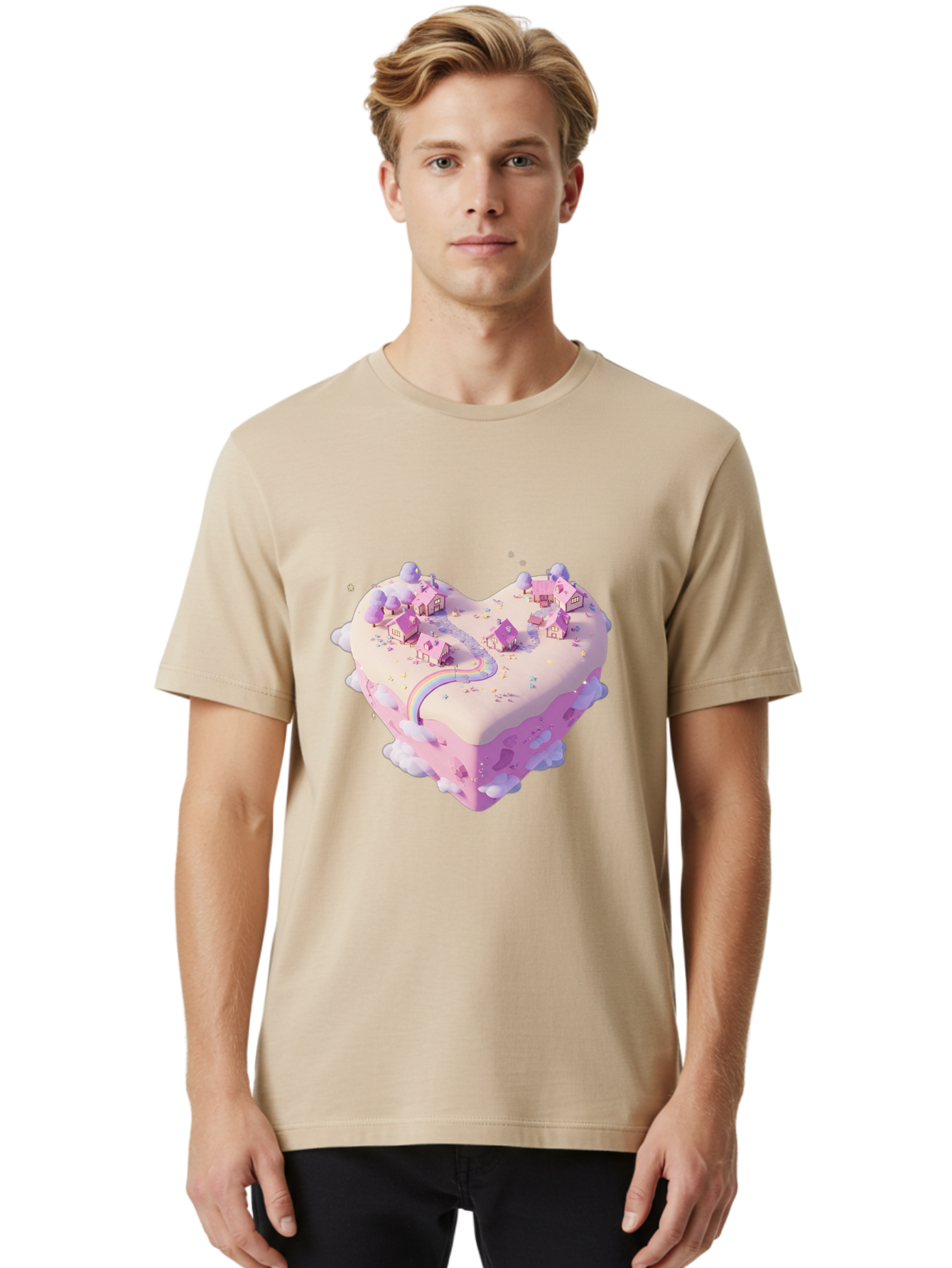 Heart-Shaped-Land Men'S Graphic Tee, 100% Cotton, Comfortable Casual Summer Wear, Machine Washable, Vintage Camera, Old Camera, Antique Camera, Black Camera, Classic Photography, Photography Equipment, Nostalgic Device, Film Camera, Camera Art Baj074
