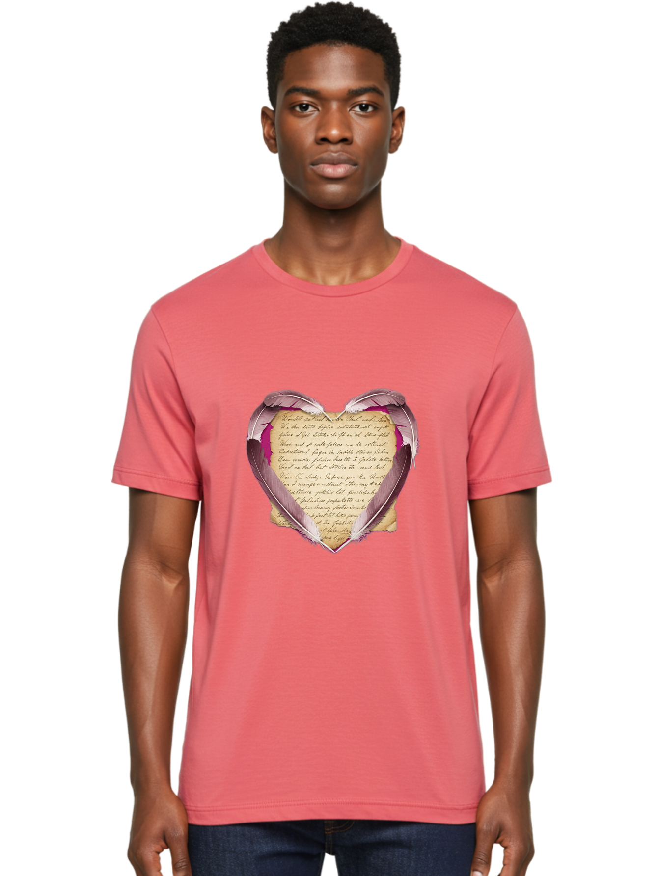 Heart-Shaped-Letter Men'S Graphic Tee, 100% Cotton, Comfortable Casual Summer Wear, Machine Washable, Vintage Camera, Old Camera, Antique Camera, Black Camera, Classic Photography, Photography Equipment, Nostalgic Device, Film Camera, Baj075