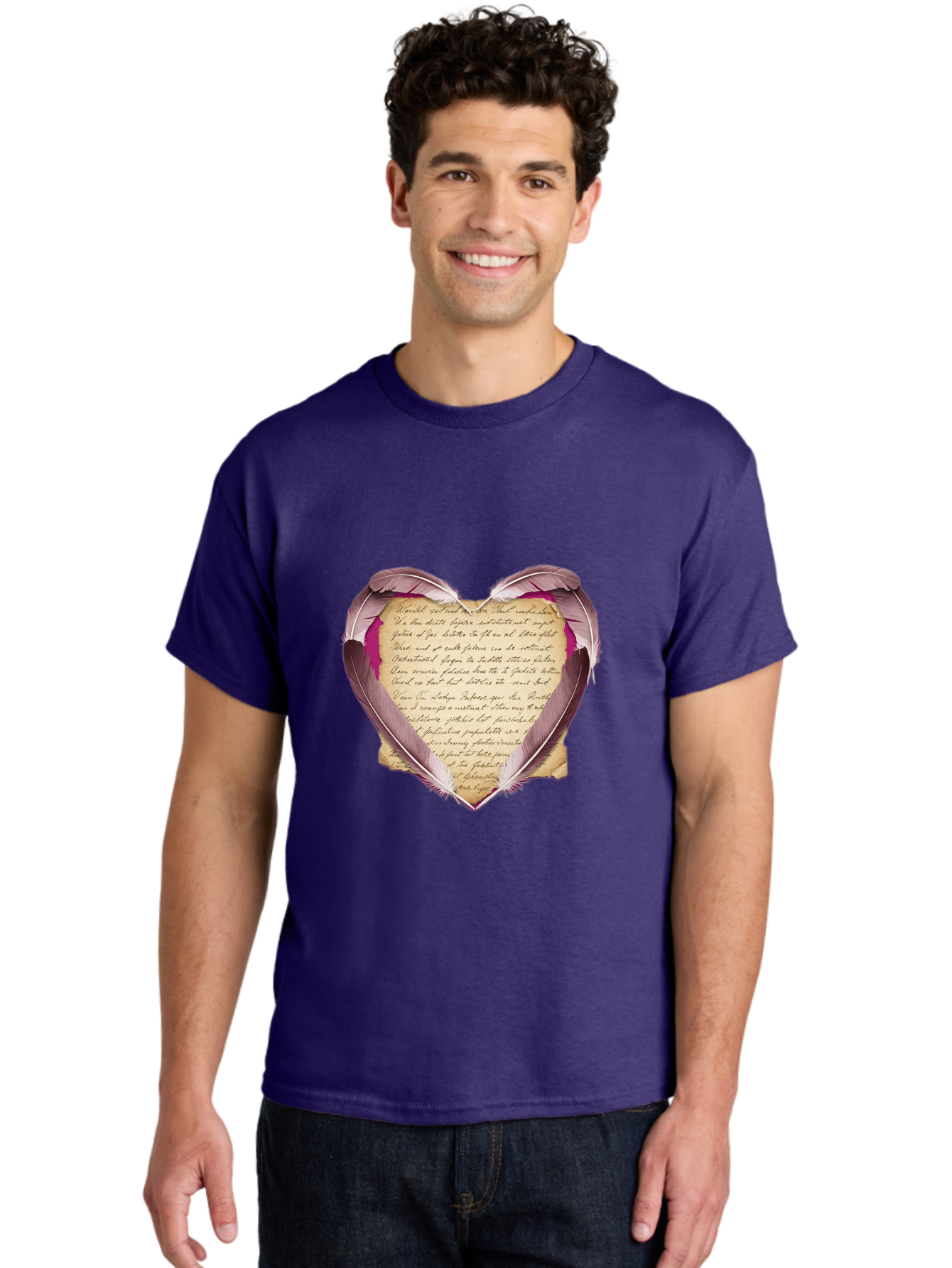Heart-Shaped-Letter Men'S Graphic Tee, 100% Cotton, Comfortable Casual Summer Wear, Machine Washable, Vintage Camera, Old Camera, Antique Camera, Black Camera, Classic Photography, Photography Equipment, Nostalgic Device, Film Camera, Baj075