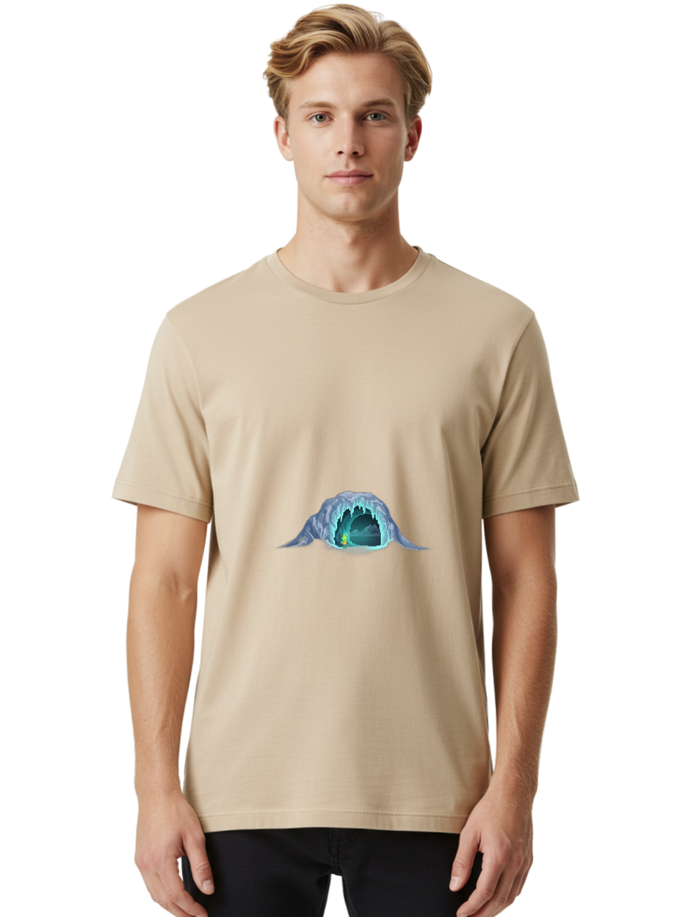 Ice-Cave Men'S Graphic Tee, 100% Cotton, Comfortable Casual Summer Wear, Machine Washable, Vintage Camera, Old Camera, Antique Camera, Black Camera, Classic Photography, Photography Equipment, Nostalgic Device, Film Camera, Camera Art Baj079