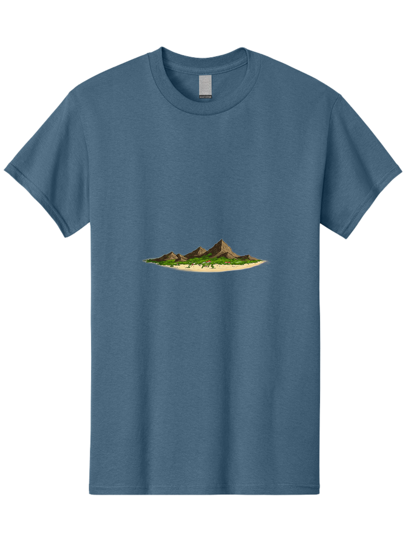 Island Men'S Graphic Tee, 100% Cotton, Comfortable Casual Summer Wear, Machine Washable, Vintage Camera, Old Camera, Antique Camera, Black Camera, Classic Photography, Photography Equipment, Nostalgic Device, Film Camera, Camera Art Baj080