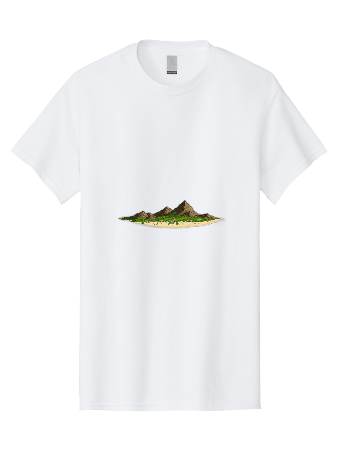 Island Men'S Graphic Tee, 100% Cotton, Comfortable Casual Summer Wear, Machine Washable, Vintage Camera, Old Camera, Antique Camera, Black Camera, Classic Photography, Photography Equipment, Nostalgic Device, Film Camera, Camera Art Baj080