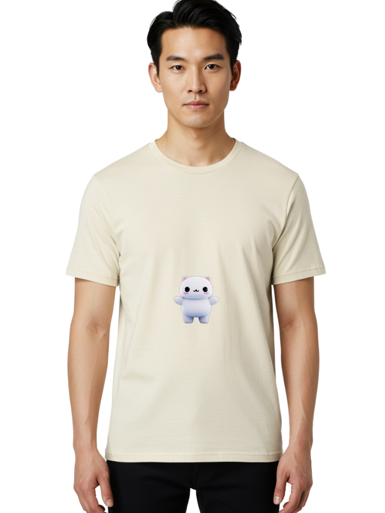 Kawaii-Cat Men'S Graphic Tee, 100% Cotton, Comfortable Casual Summer Wear, Machine Washable, Vintage Camera, Old Camera, Antique Camera, Black Camera, Classic Photography, Photography Equipment, Nostalgic Device, Film Camera, Camera Art Baj081