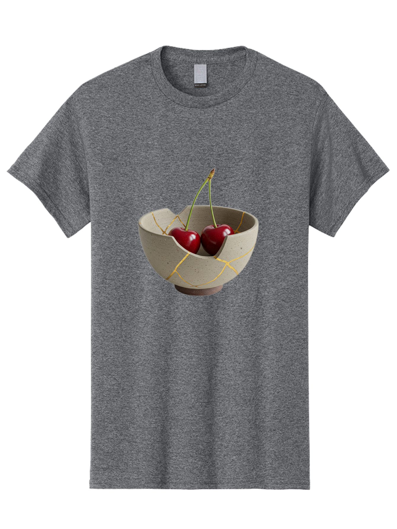 Kintsugi-Bowl-Cherries Men'S Graphic Tee, 100% Cotton, Comfortable Casual Summer Wear, Machine Washable, Vintage Camera, Old Camera, Antique Camera, Black Camera, Classic Photography, Photography Equipment, Nostalgic Device, Film Camera, Baj082