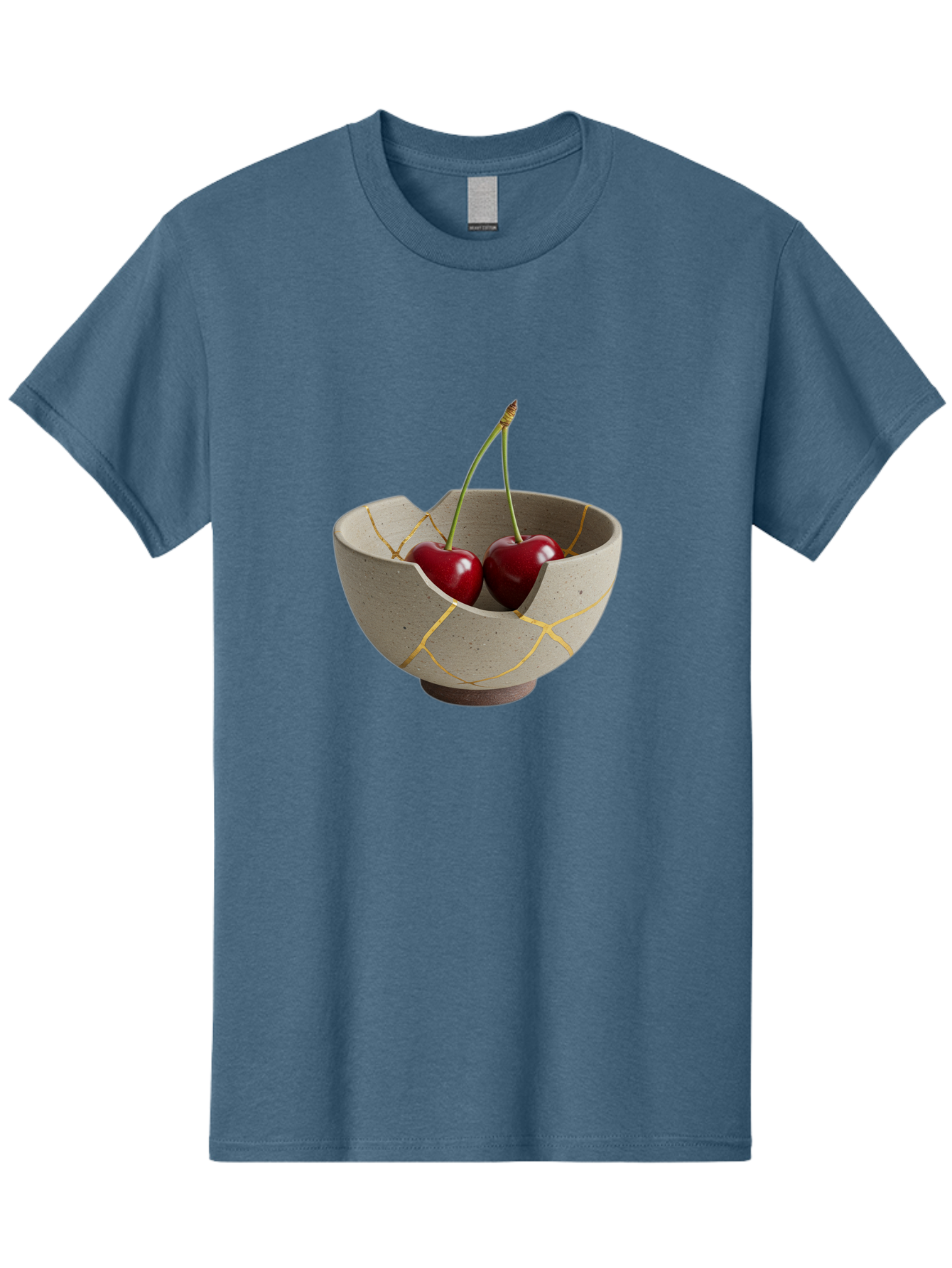 Kintsugi-Bowl-Cherries Men'S Graphic Tee, 100% Cotton, Comfortable Casual Summer Wear, Machine Washable, Vintage Camera, Old Camera, Antique Camera, Black Camera, Classic Photography, Photography Equipment, Nostalgic Device, Film Camera, Baj082