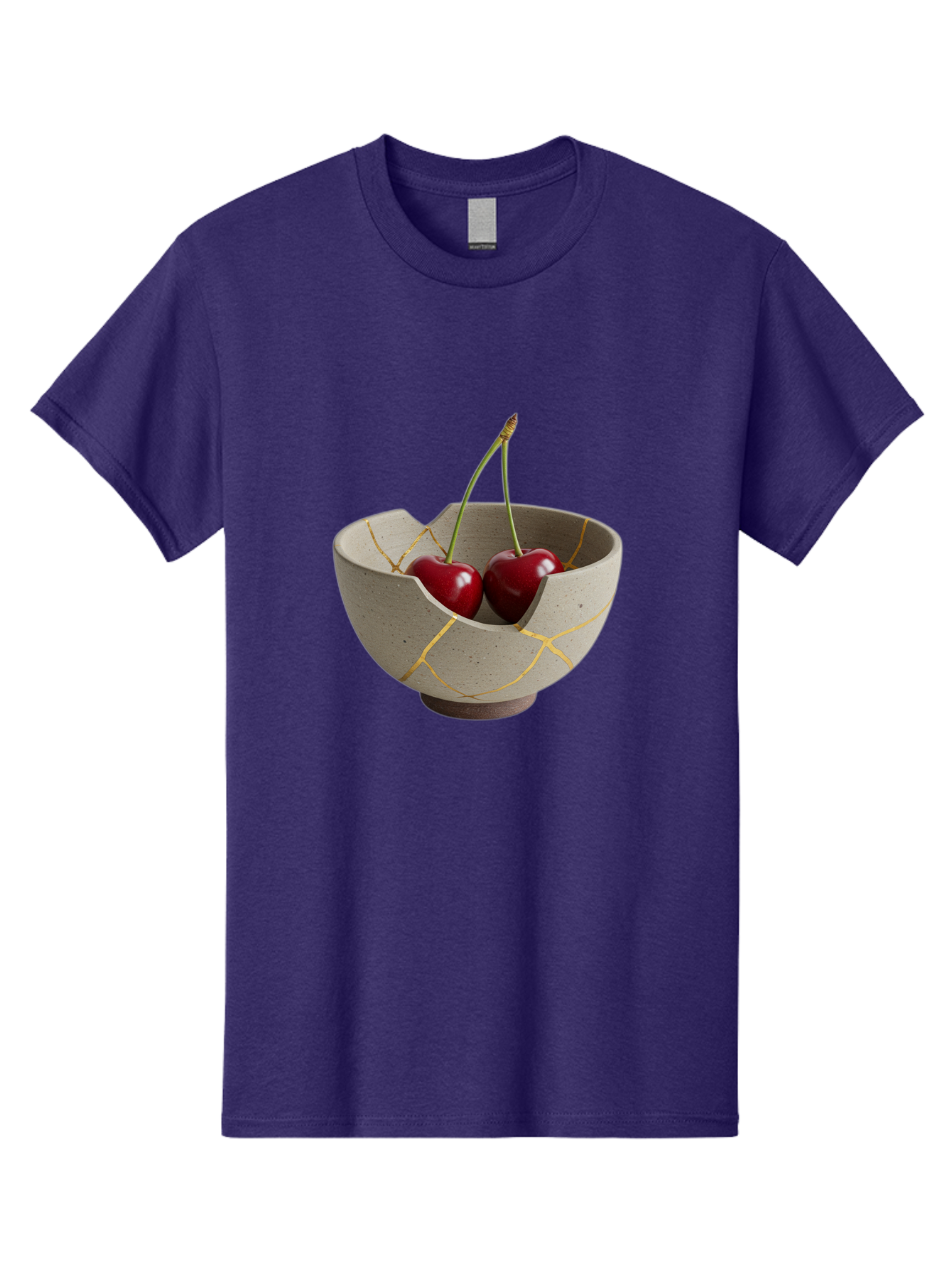 Kintsugi-Bowl-Cherries Men'S Graphic Tee, 100% Cotton, Comfortable Casual Summer Wear, Machine Washable, Vintage Camera, Old Camera, Antique Camera, Black Camera, Classic Photography, Photography Equipment, Nostalgic Device, Film Camera, Baj082