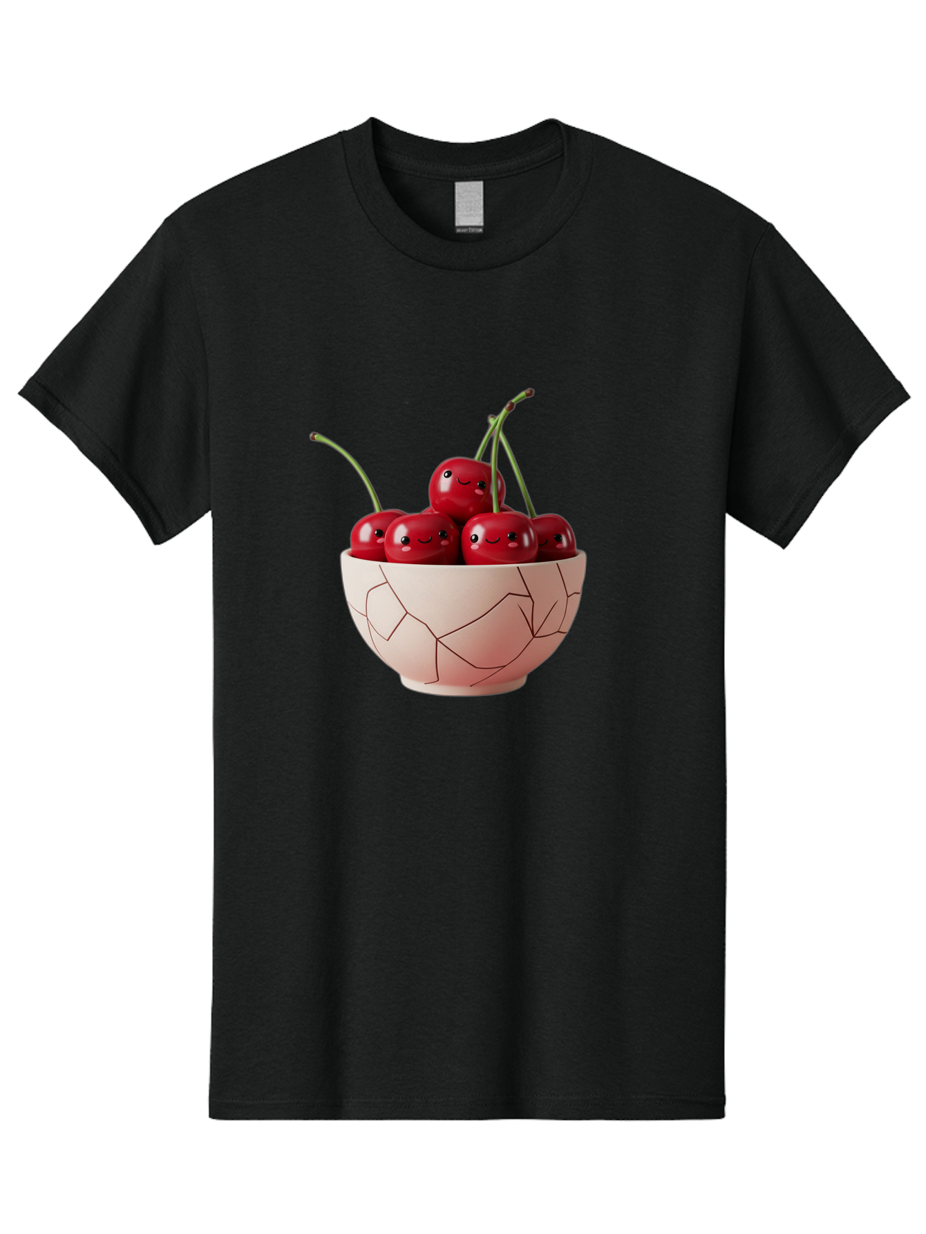 Kintsugi-Bowl-Of-Cherries Men'S Graphic Tee, 100% Cotton, Comfortable Casual Summer Wear, Machine Washable, Vintage Camera, Old Camera, Antique Camera, Black Camera, Classic Photography, Photography Equipment, Nostalgic Device, Film Camera, Baj083