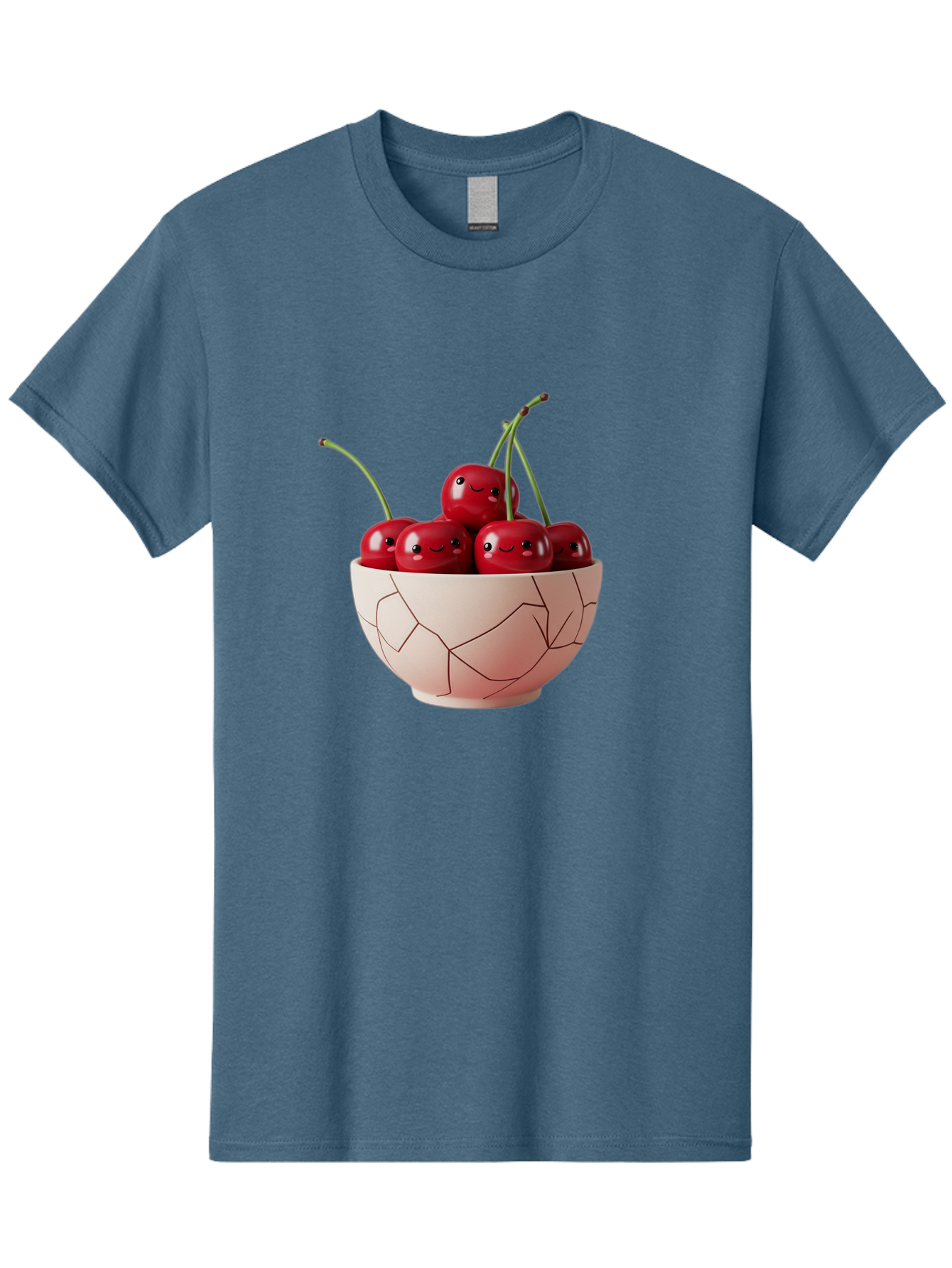 Kintsugi-Bowl-Of-Cherries Men'S Graphic Tee, 100% Cotton, Comfortable Casual Summer Wear, Machine Washable, Vintage Camera, Old Camera, Antique Camera, Black Camera, Classic Photography, Photography Equipment, Nostalgic Device, Film Camera, Baj083