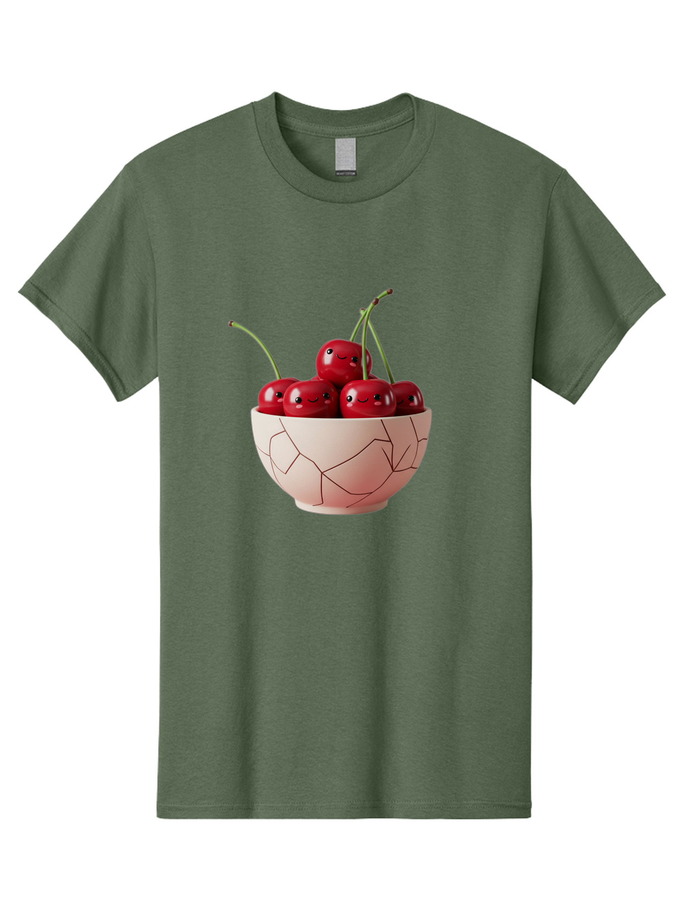 Kintsugi-Bowl-Of-Cherries Men'S Graphic Tee, 100% Cotton, Comfortable Casual Summer Wear, Machine Washable, Vintage Camera, Old Camera, Antique Camera, Black Camera, Classic Photography, Photography Equipment, Nostalgic Device, Film Camera, Baj083