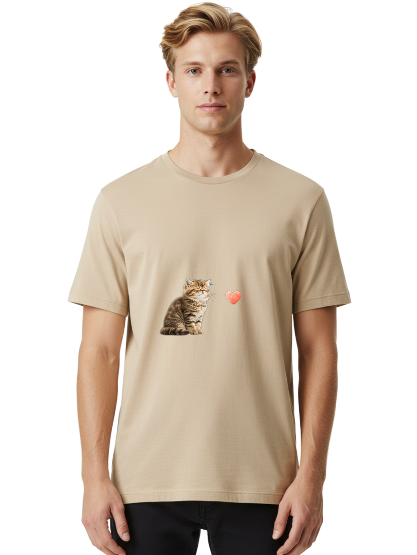 Kitten-And-Heart Men'S Graphic Tee, 100% Cotton, Comfortable Casual Summer Wear, Machine Washable, Vintage Camera, Old Camera, Antique Camera, Black Camera, Classic Photography, Photography Equipment, Nostalgic Device, Film Camera, Camera Art Baj086