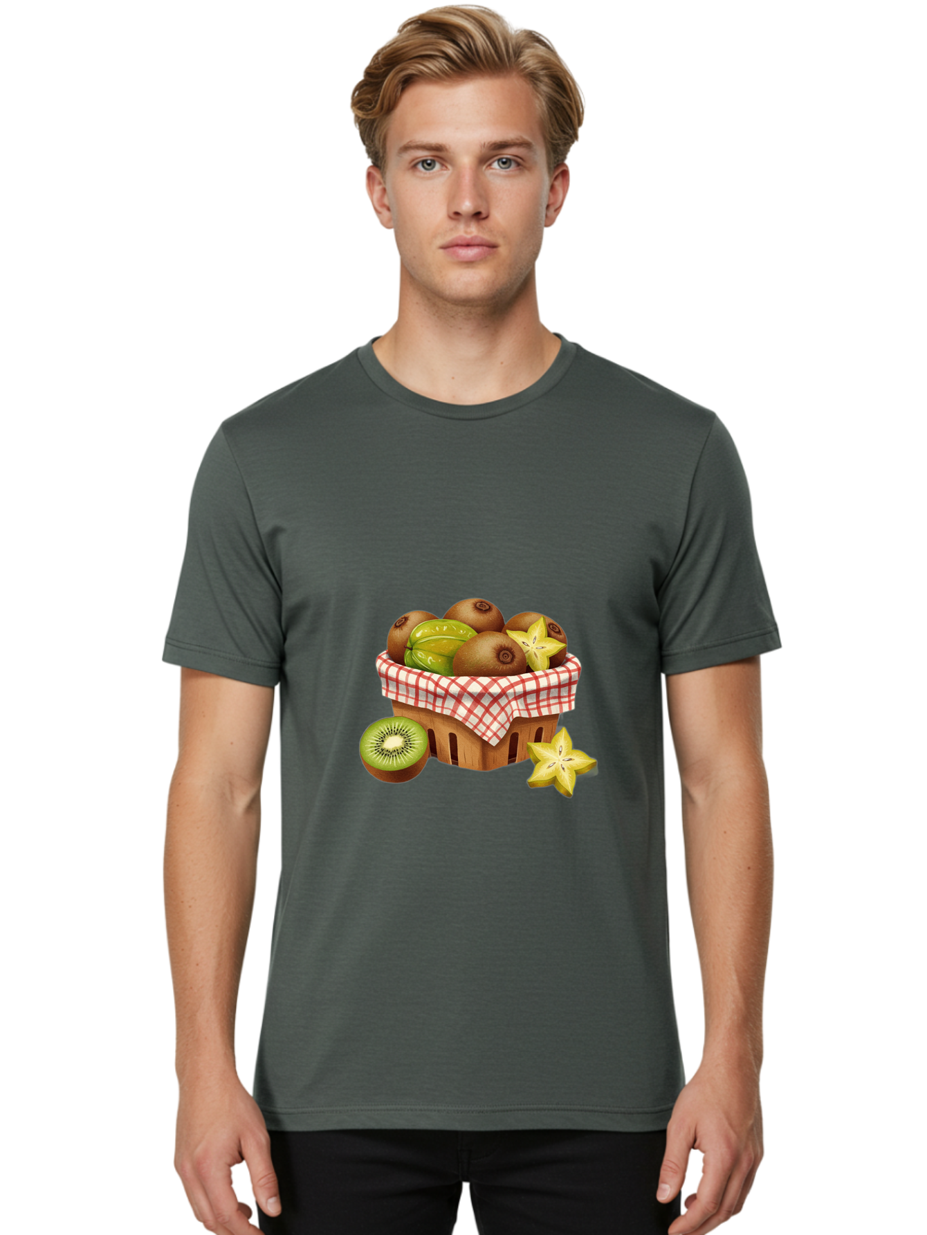 Kiwi-And-Starfruit Men'S Graphic Tee, 100% Cotton, Comfortable Casual Summer Wear, Machine Washable, Vintage Camera, Old Camera, Antique Camera, Black Camera, Classic Photography, Photography Equipment, Nostalgic Device, Film Camera, Baj087